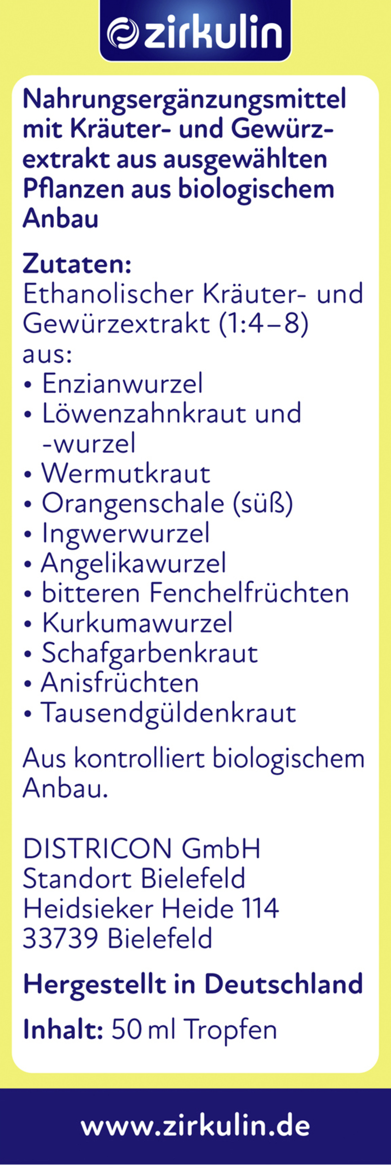Zirkulin Bio BitterElixir online kaufen rossmann.de