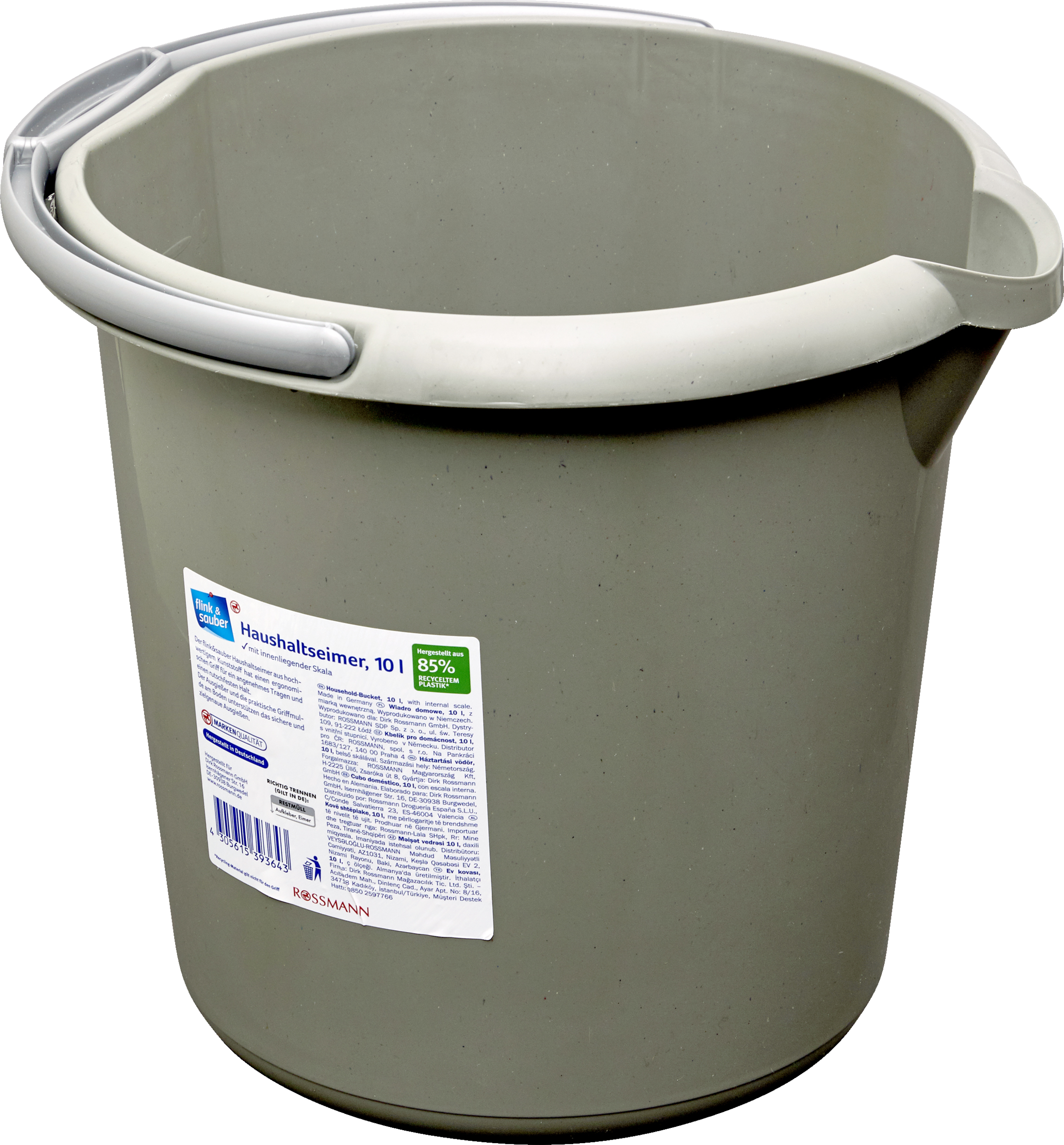 flink & sauber Haushaltseimer 10 l