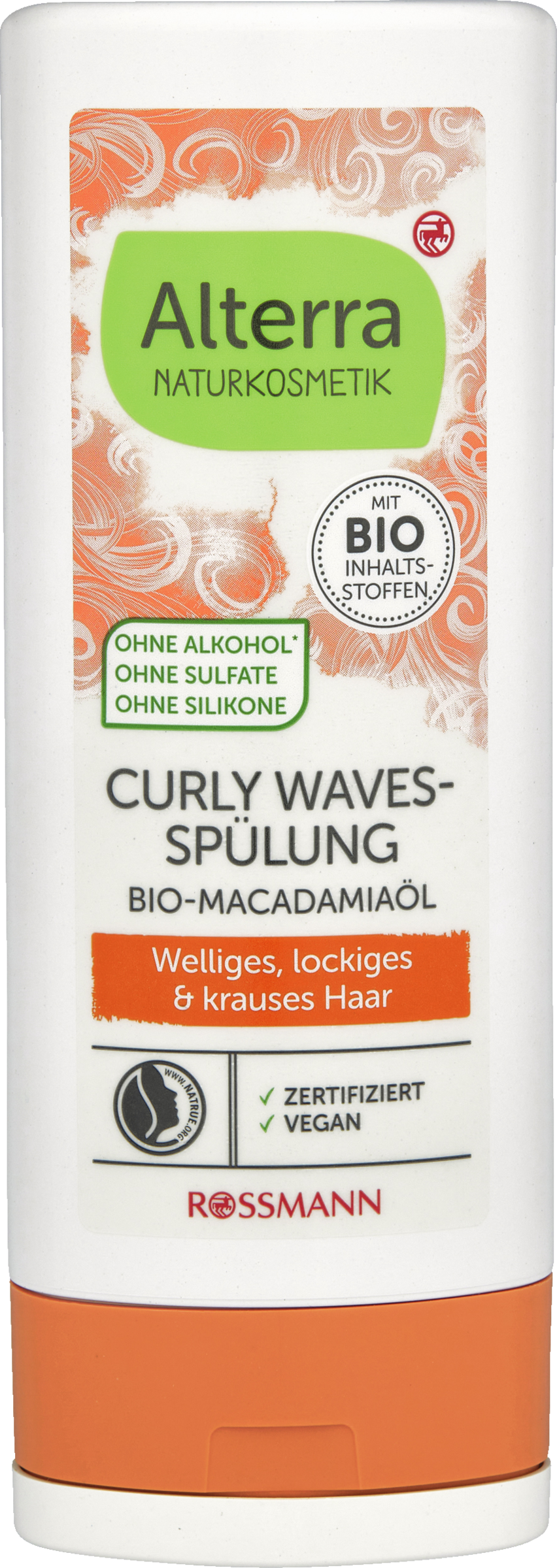 Curly Waves-Spülung Bio-Macadamiaöl