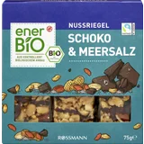 enerBiO Nussriegel Schoko & Meersalz