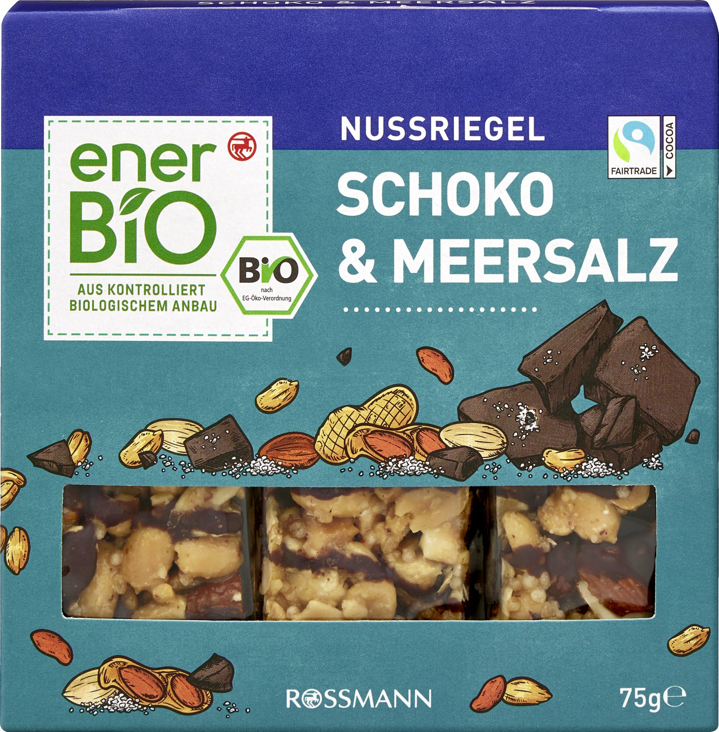 Nussriegel Schoko & Meersalz