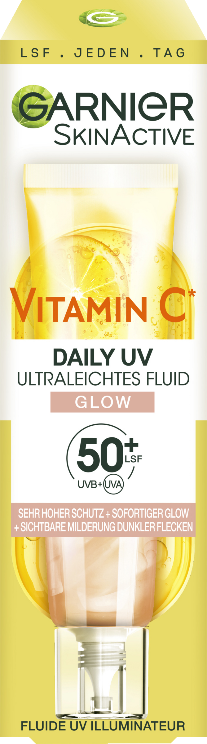 Garnier SkinActive Vitamin C Daily UV Ultraleichtes Fluid Glow  LSF 50+