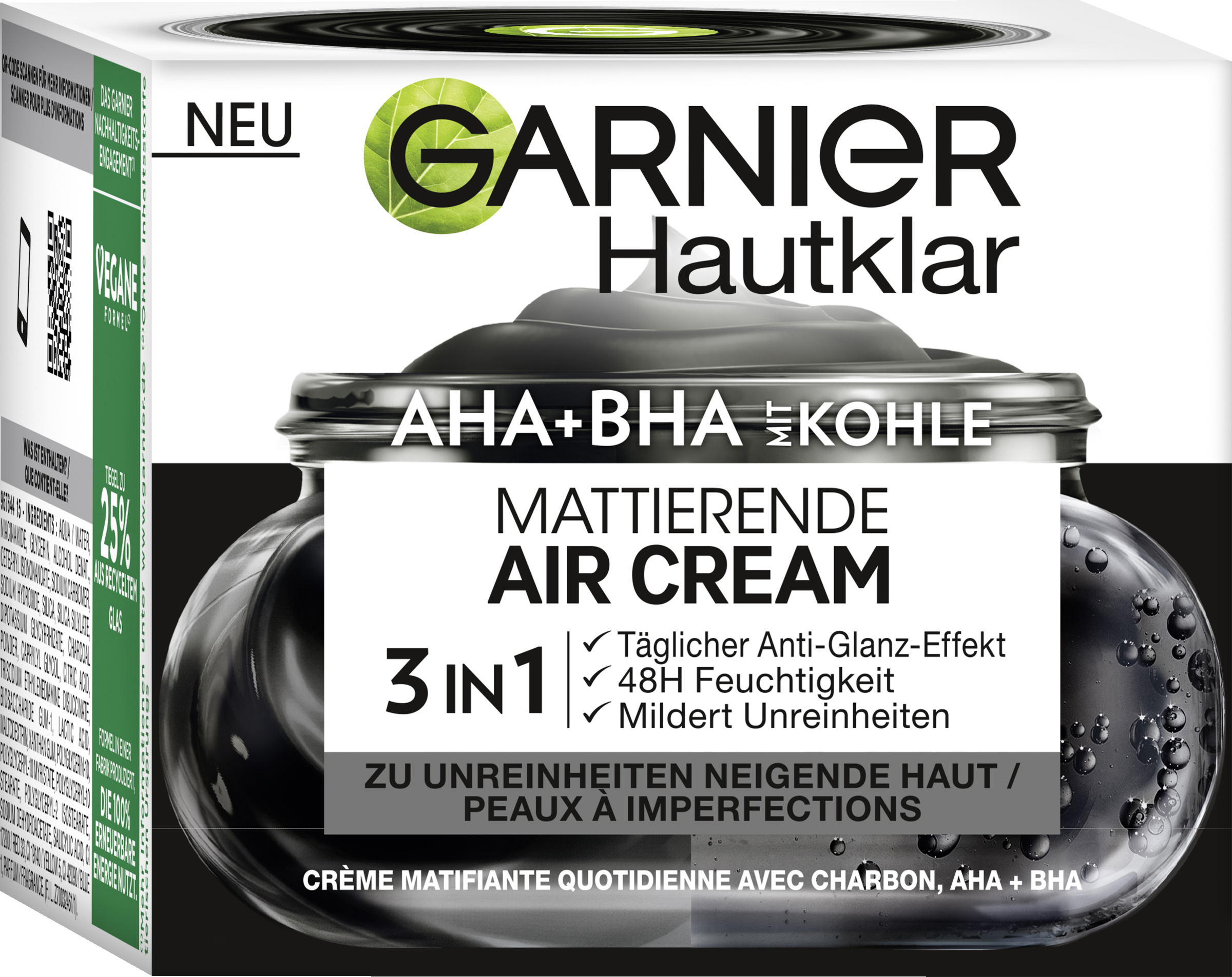 Garnier SkinActive Hautklar Gesichtscreme 3in1 Mattierende Air Cream online kaufen rossmann.de
