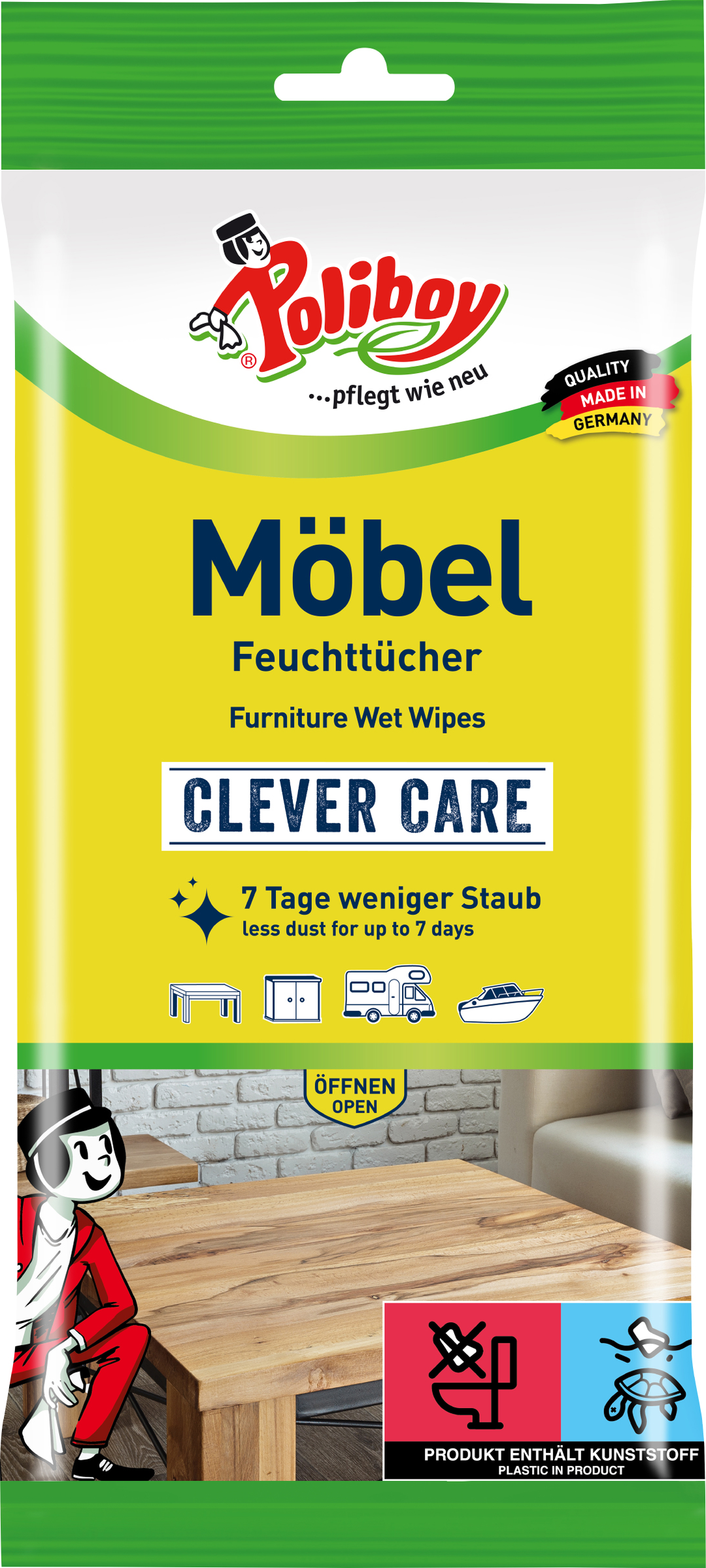 Poliboy Möbel Feuchttücher