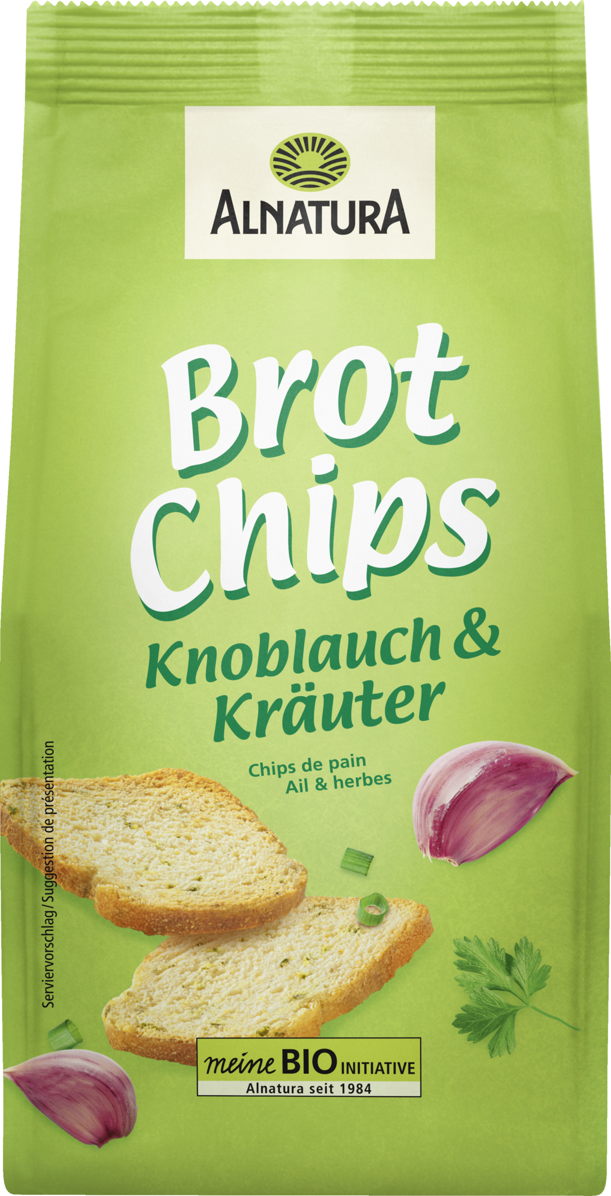 Alnatura Brotchips Knoblauch & Kräuter