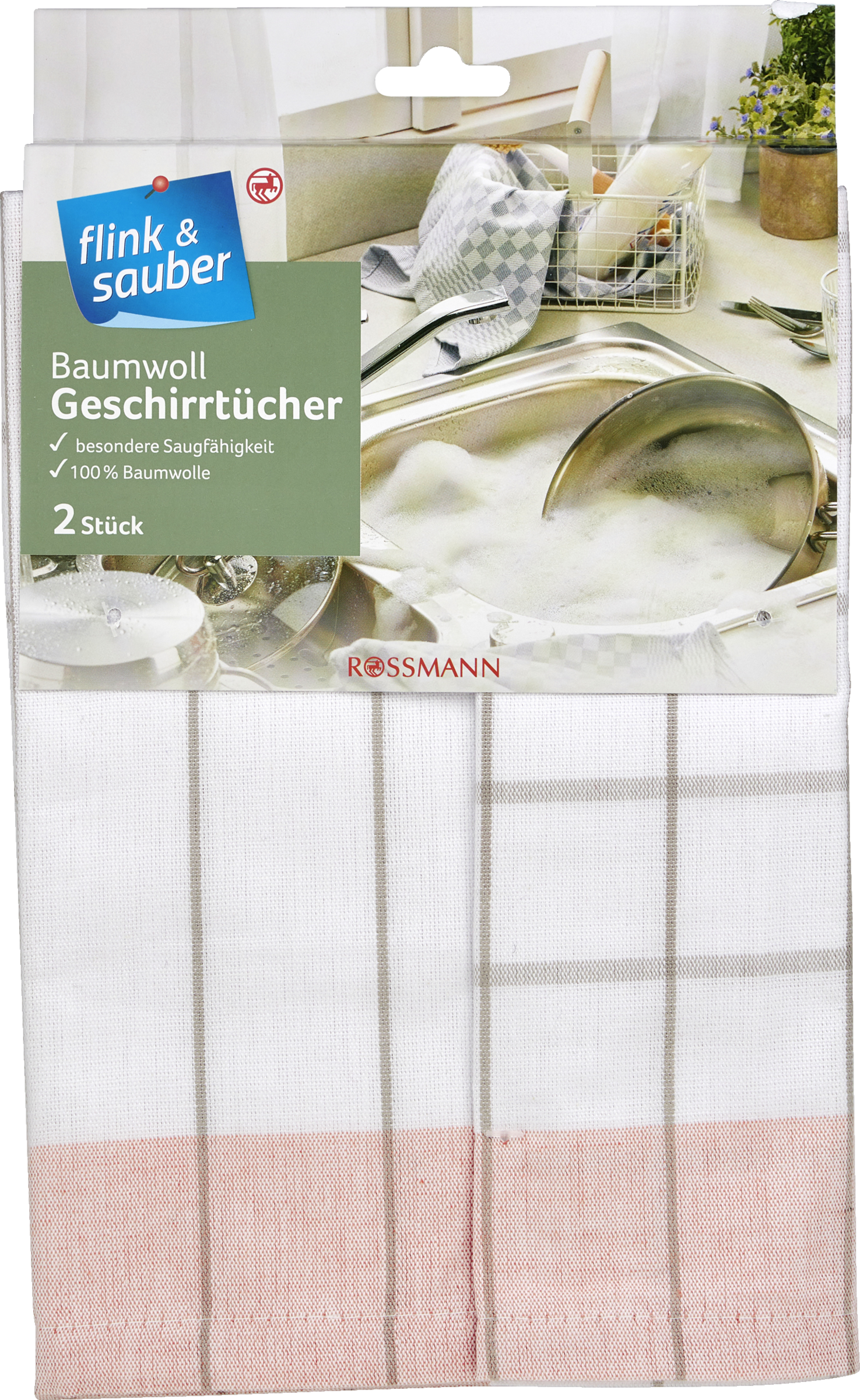 flink & sauber Baumwoll Geschirrtücher