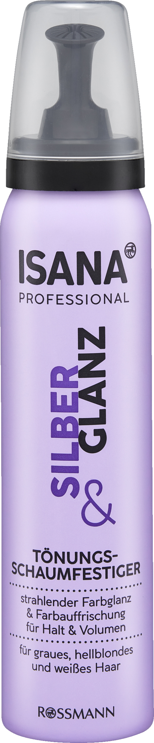 ISANA PROFESSIONAL Tönungs-Schaumfestiger Silber & Glanz