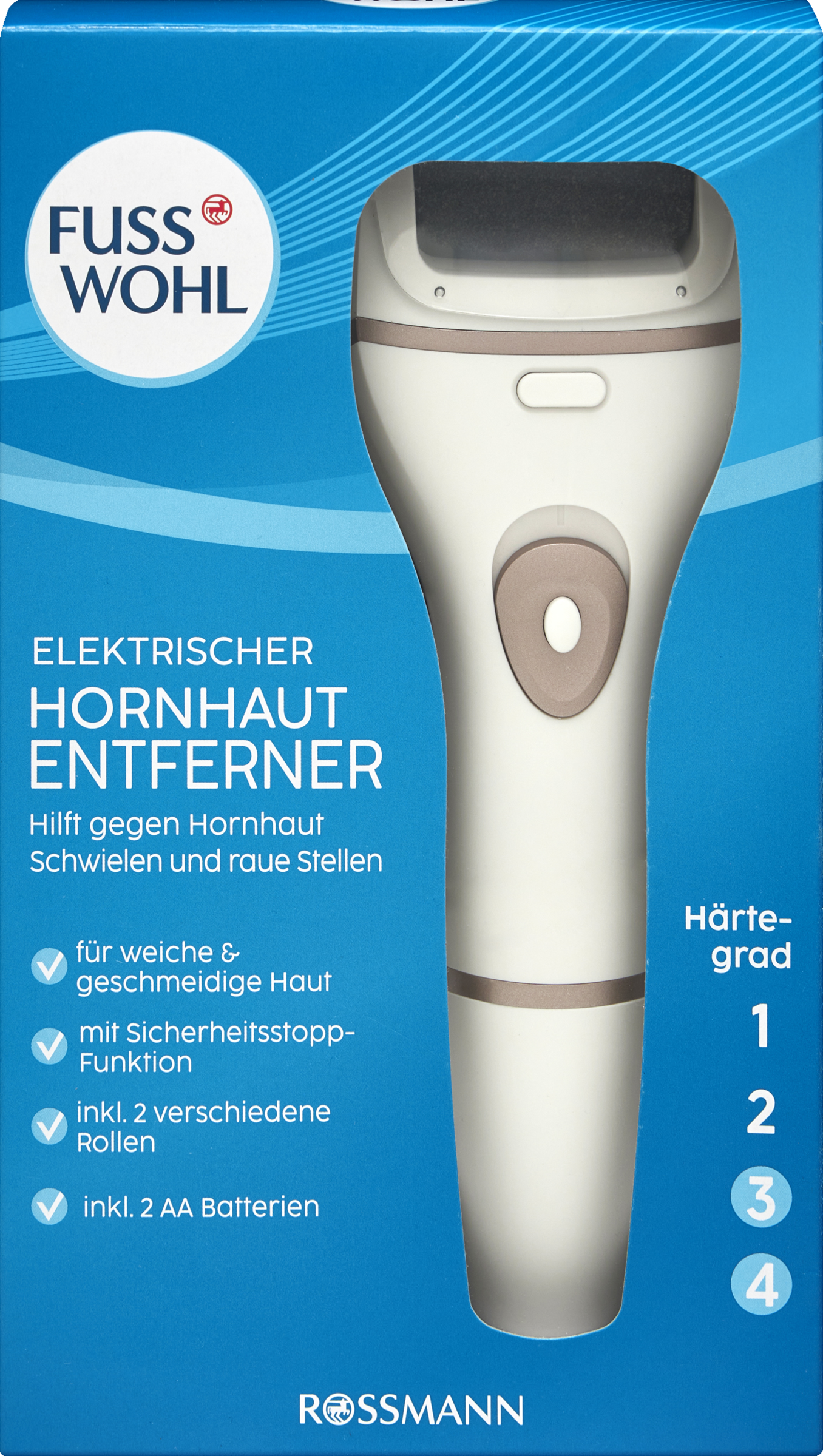 FUSSWOHL Elektrischer Hornhautentferner