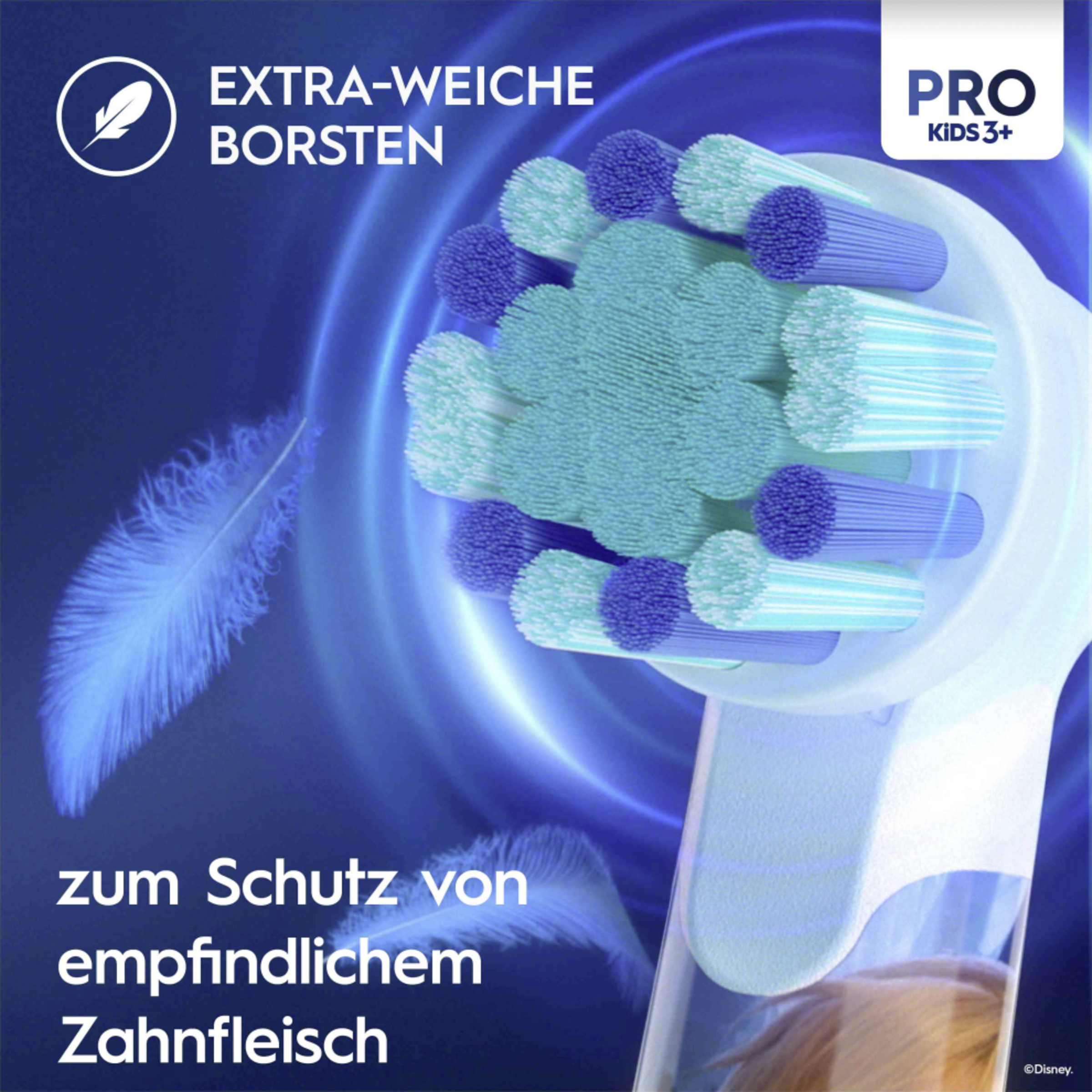 Vitality Pro 103 Kids Frozen, فرشاة أسنان كهربائية للأطفال, وضع Sensitive+, قطعة واحدة 6