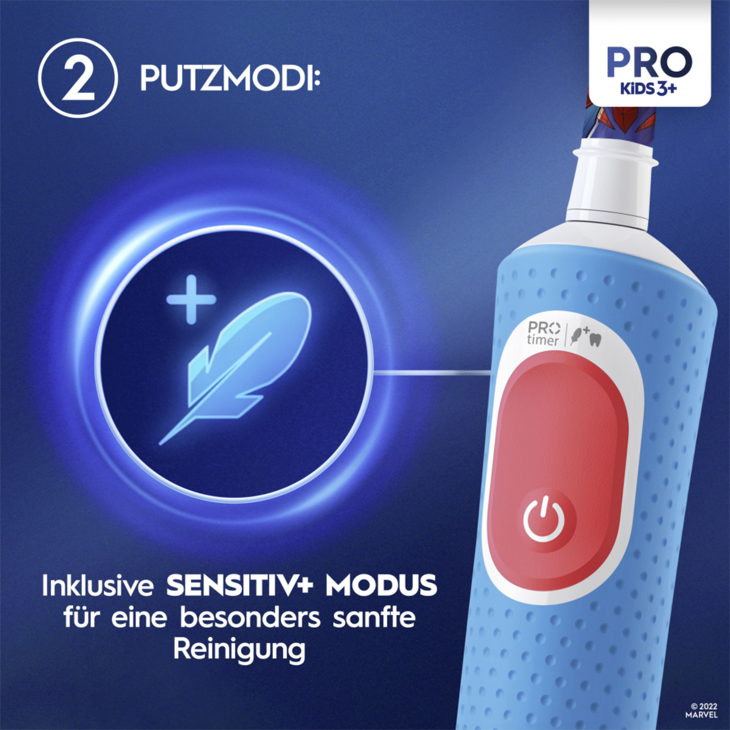 Vitality فرشاة أسنان كهربائية برو 103 للأطفال سبايدرمان 10