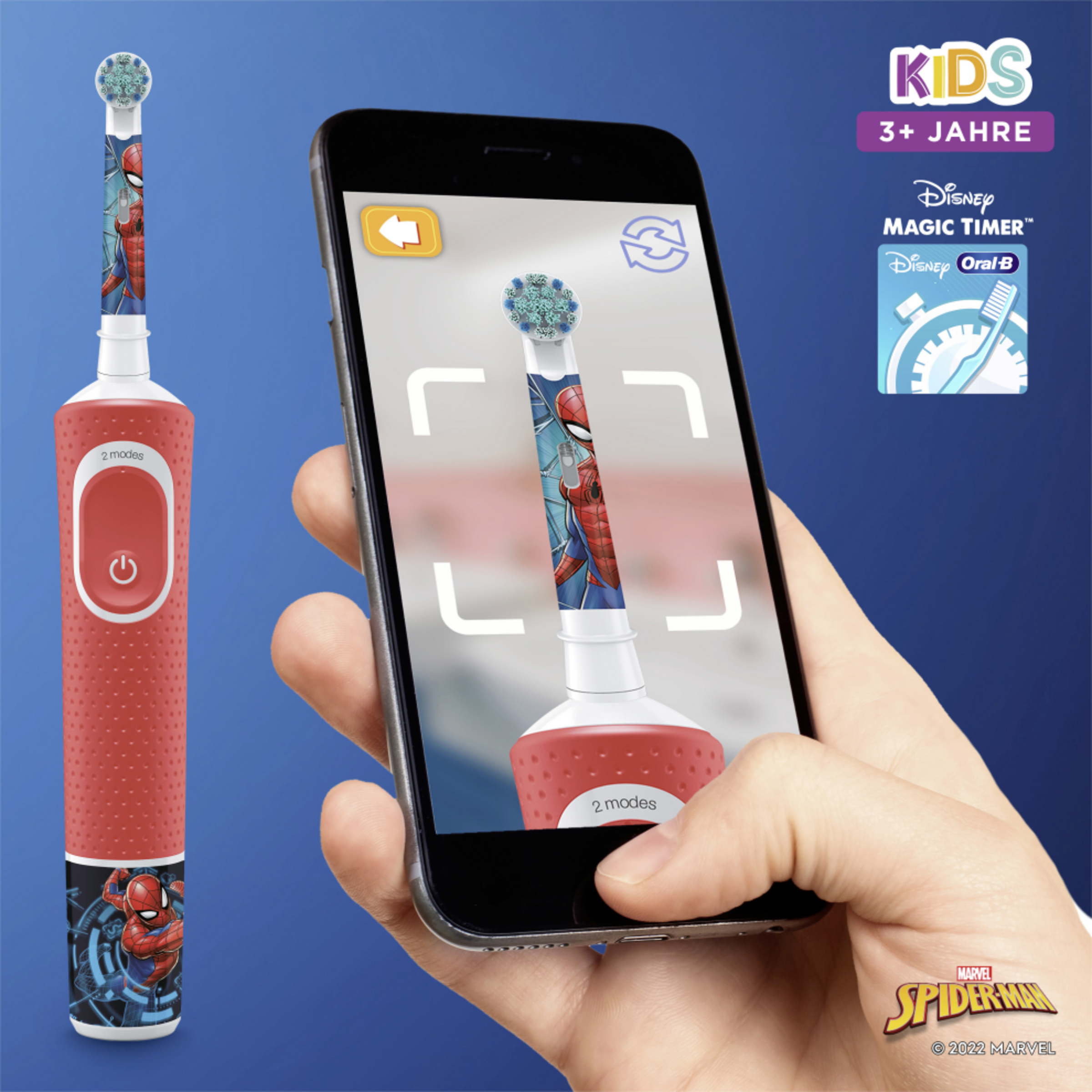 رؤوس فرشاة إضافية Kids سبايدرمان 3