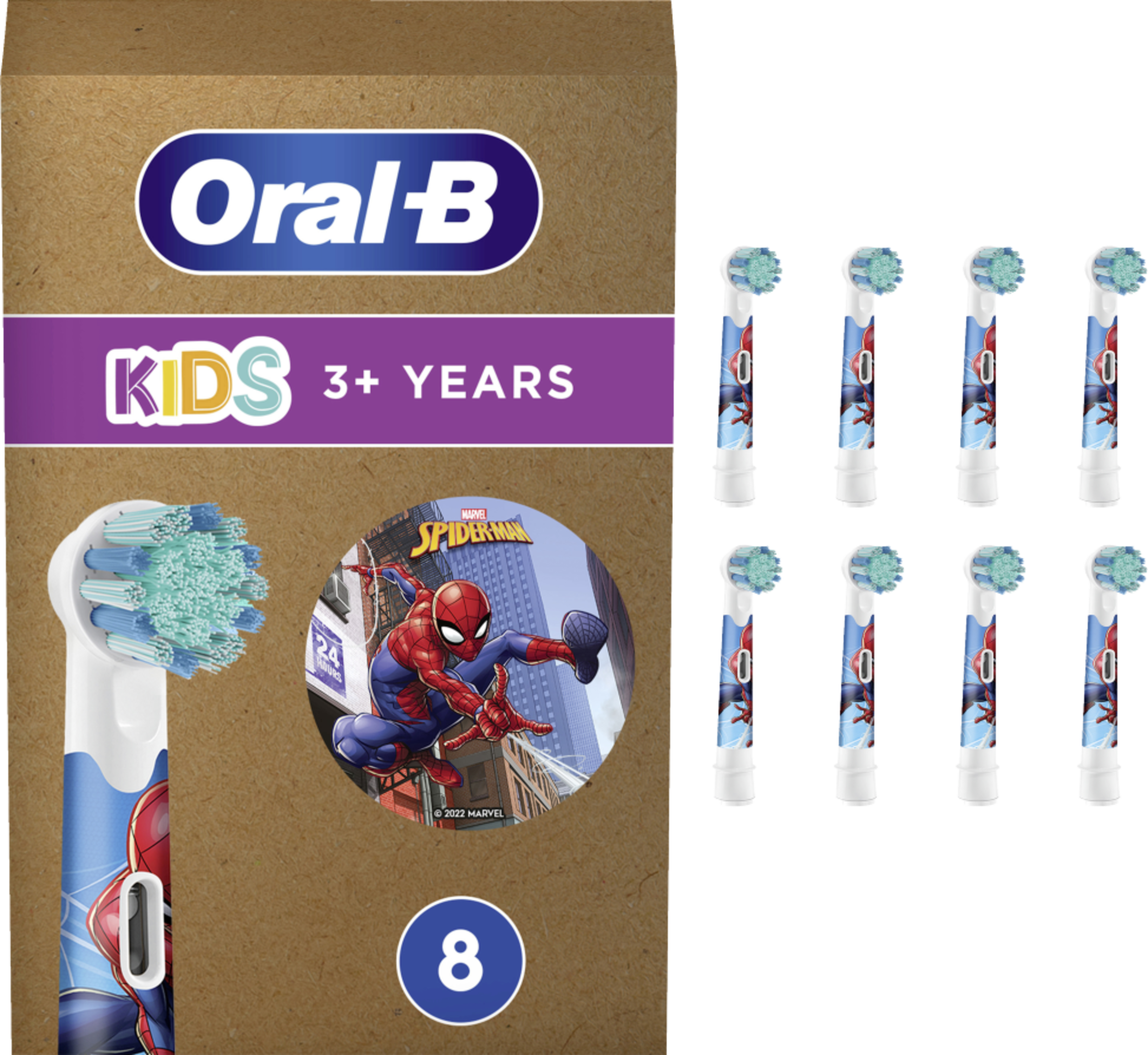 Oral-B Aufsteckbürsten Kids Spiderman