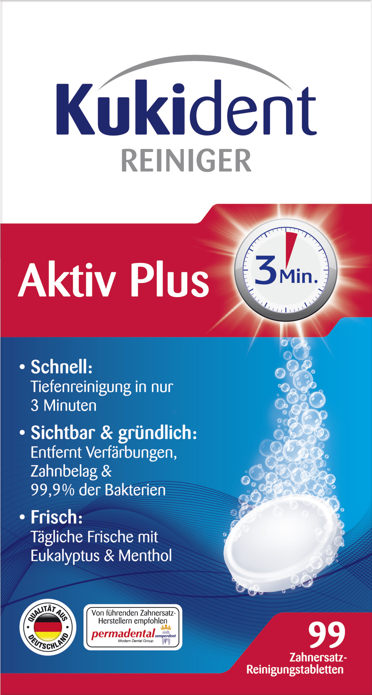Kukident Aktiv Plus Reiniger GebissreinigerTabs online kaufen