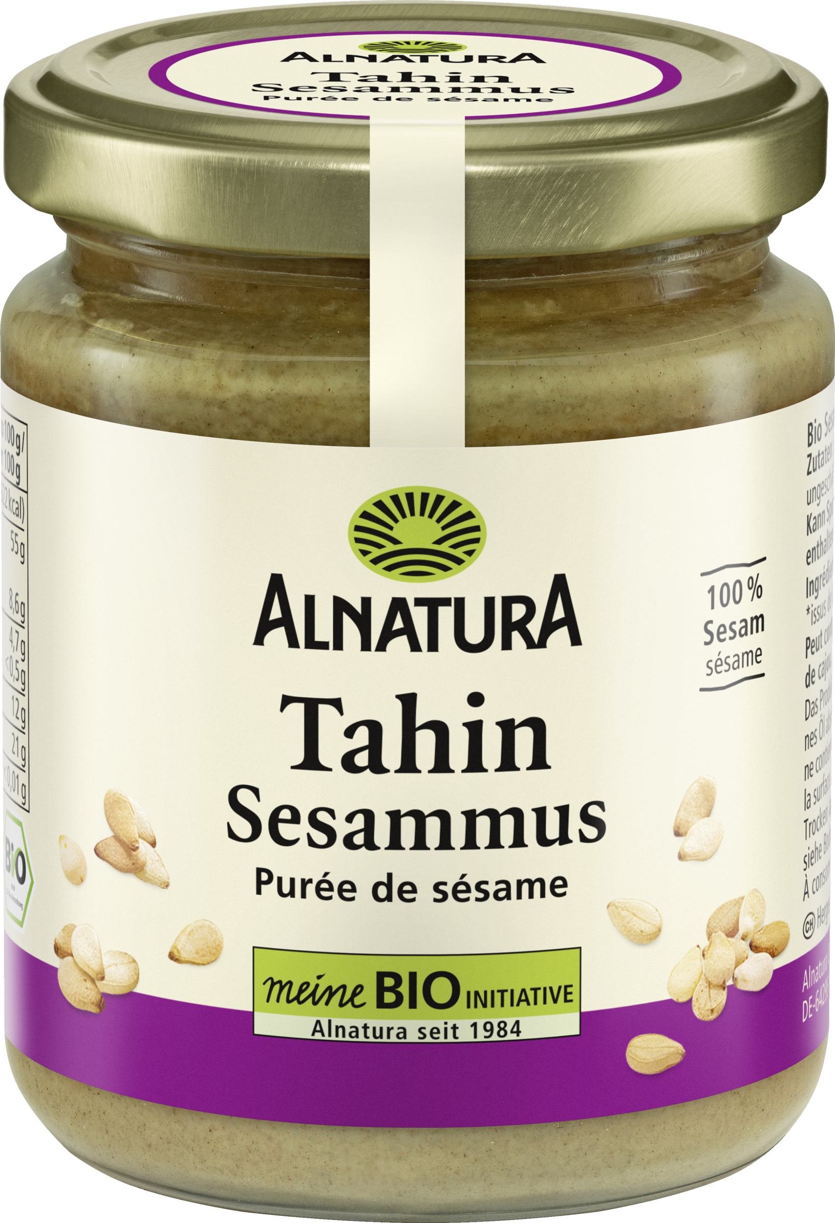 Alnatura Tahin Sesammus, Bio, vegan, 250 g