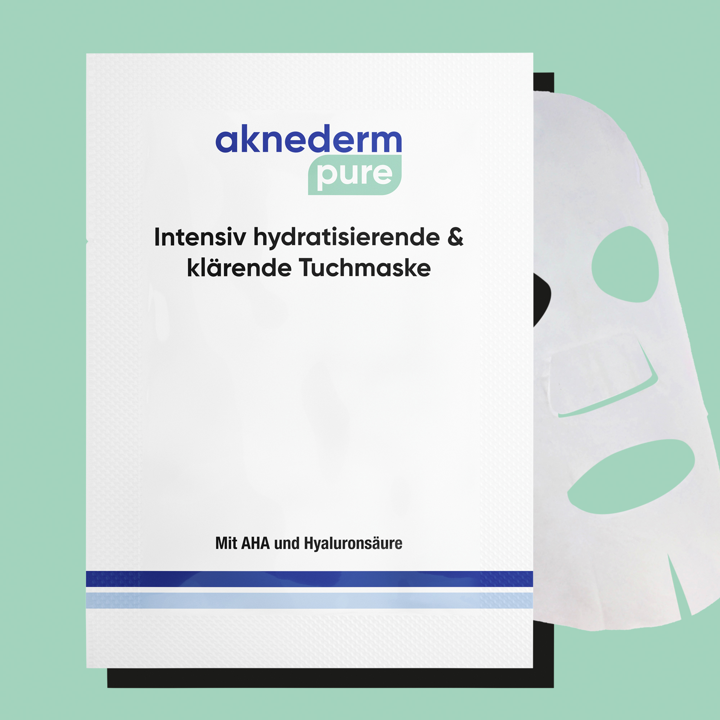 Aknederm pure Feuchtigkeitsspendende Tuchmaske