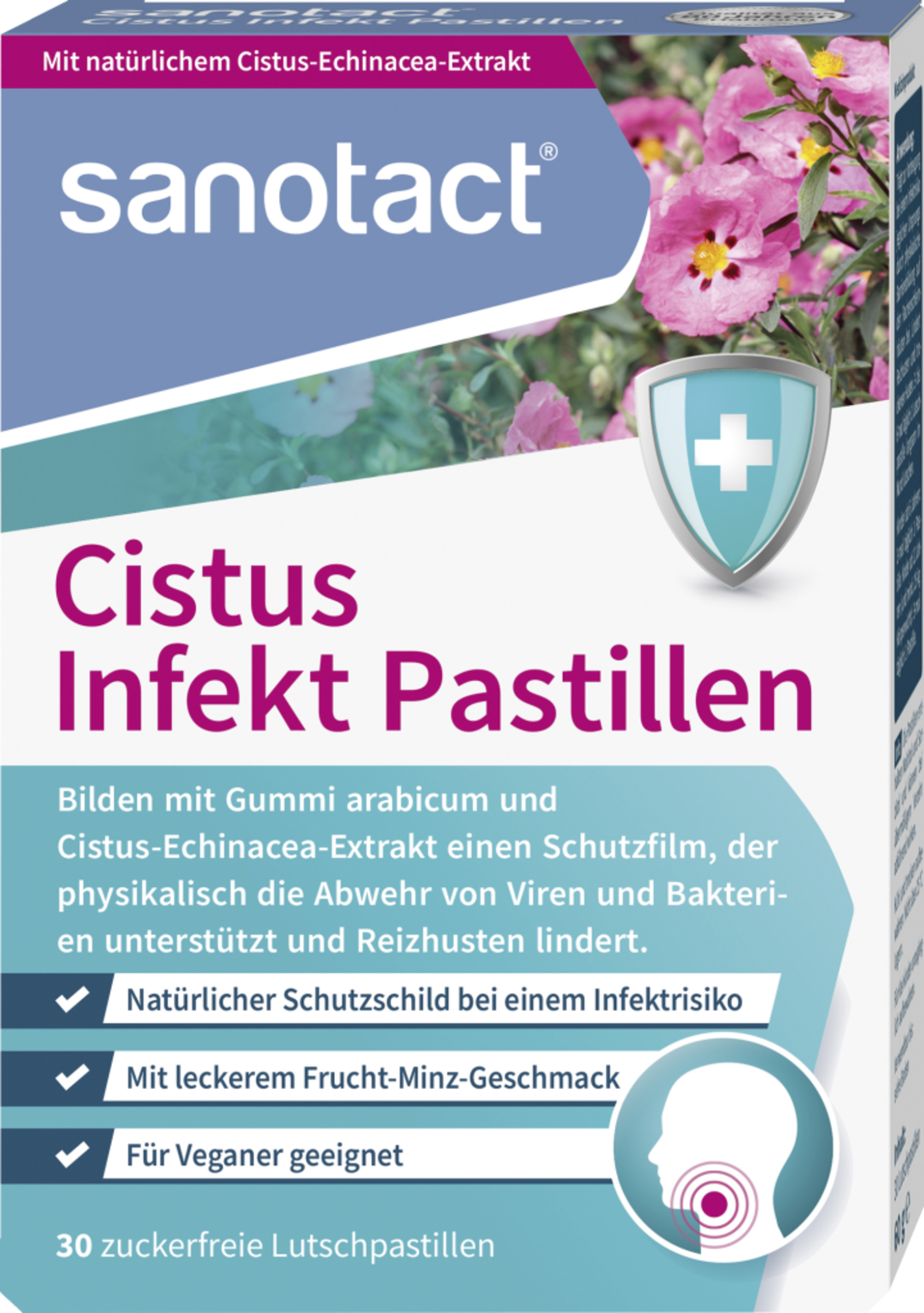 sanotact® Cistus Infekt Pastillen zuckerfrei