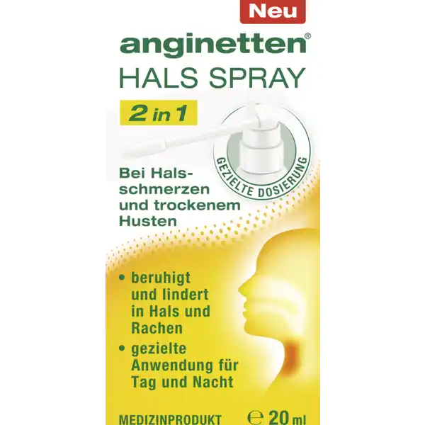 بخاخ anginetten للحلق 2 في 1