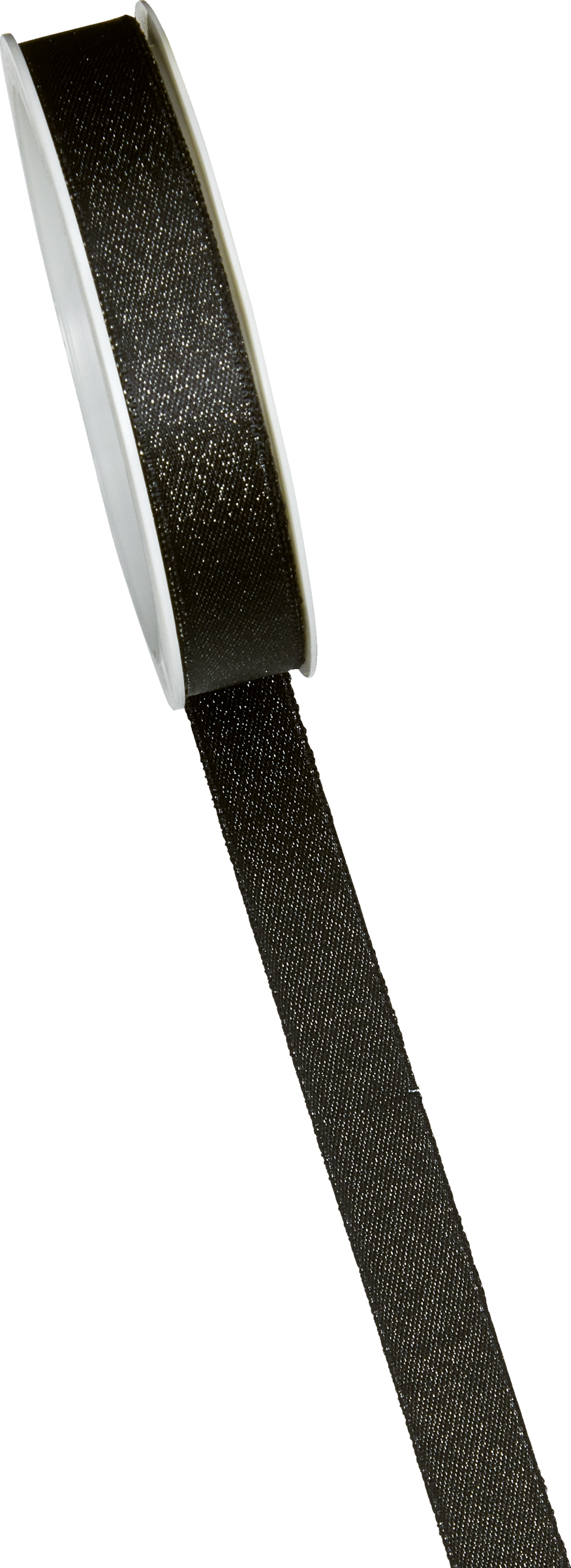 DEKOWELT Geschenkband schwarz Glimmer