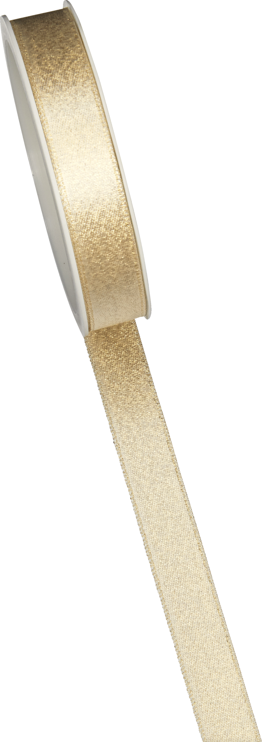 DEKOWELT Geschenkband creme Glimmer