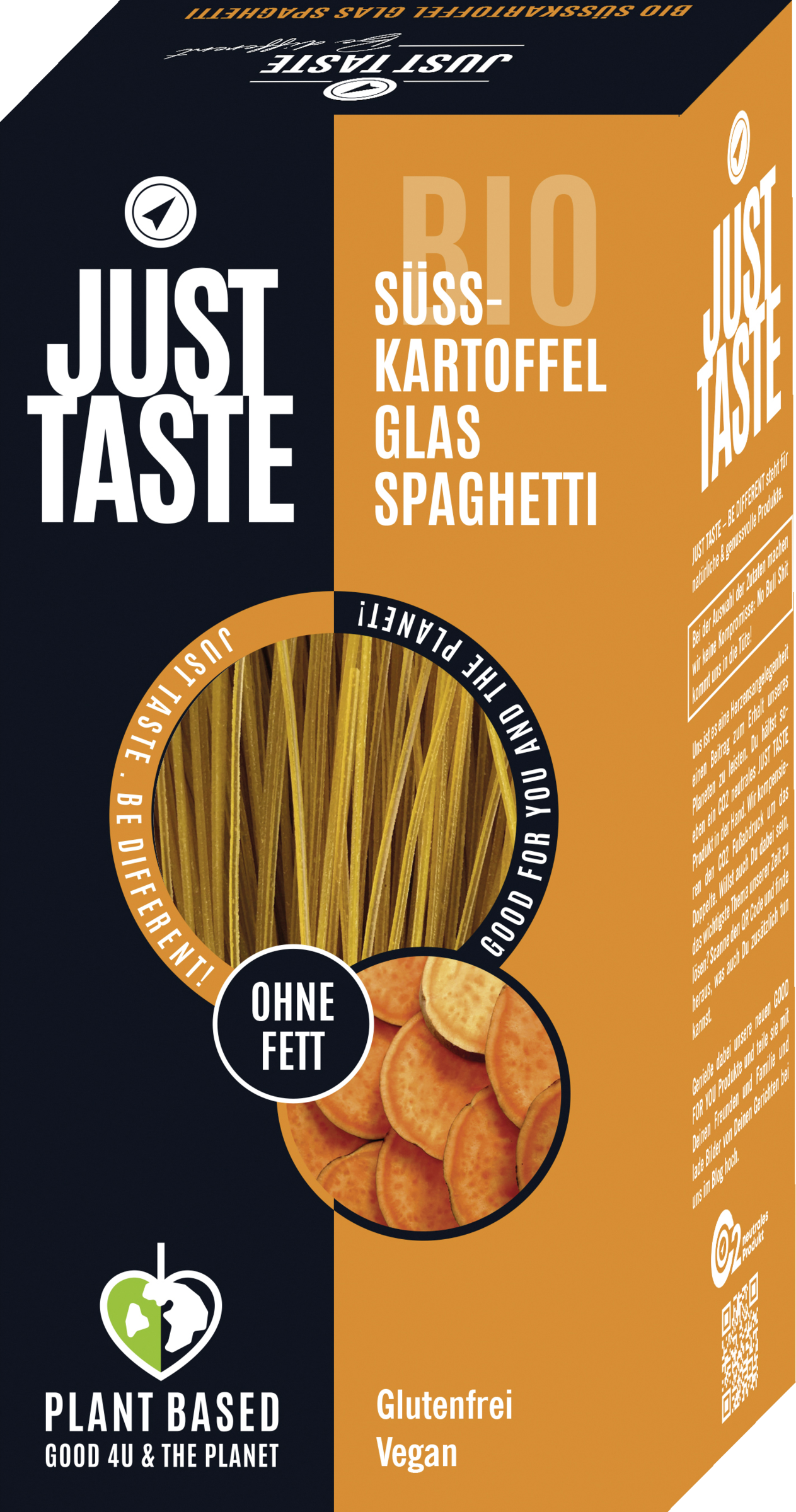 Just Taste Bio Süßkartoffel Spaghetti