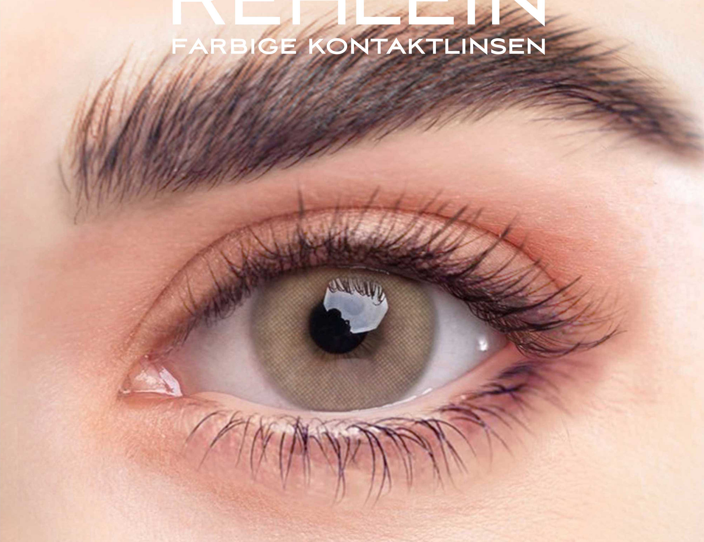 عدسات تجميلية بني فاتح 8