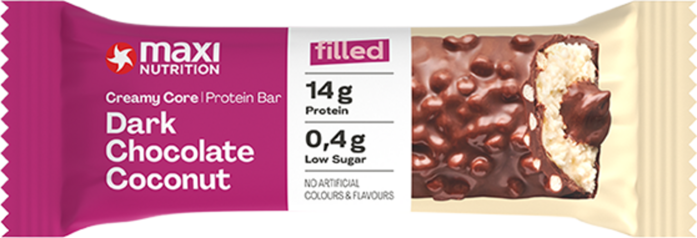MaxiNutrition Creamy Core Protein Bar Dark Chocolate Coconut