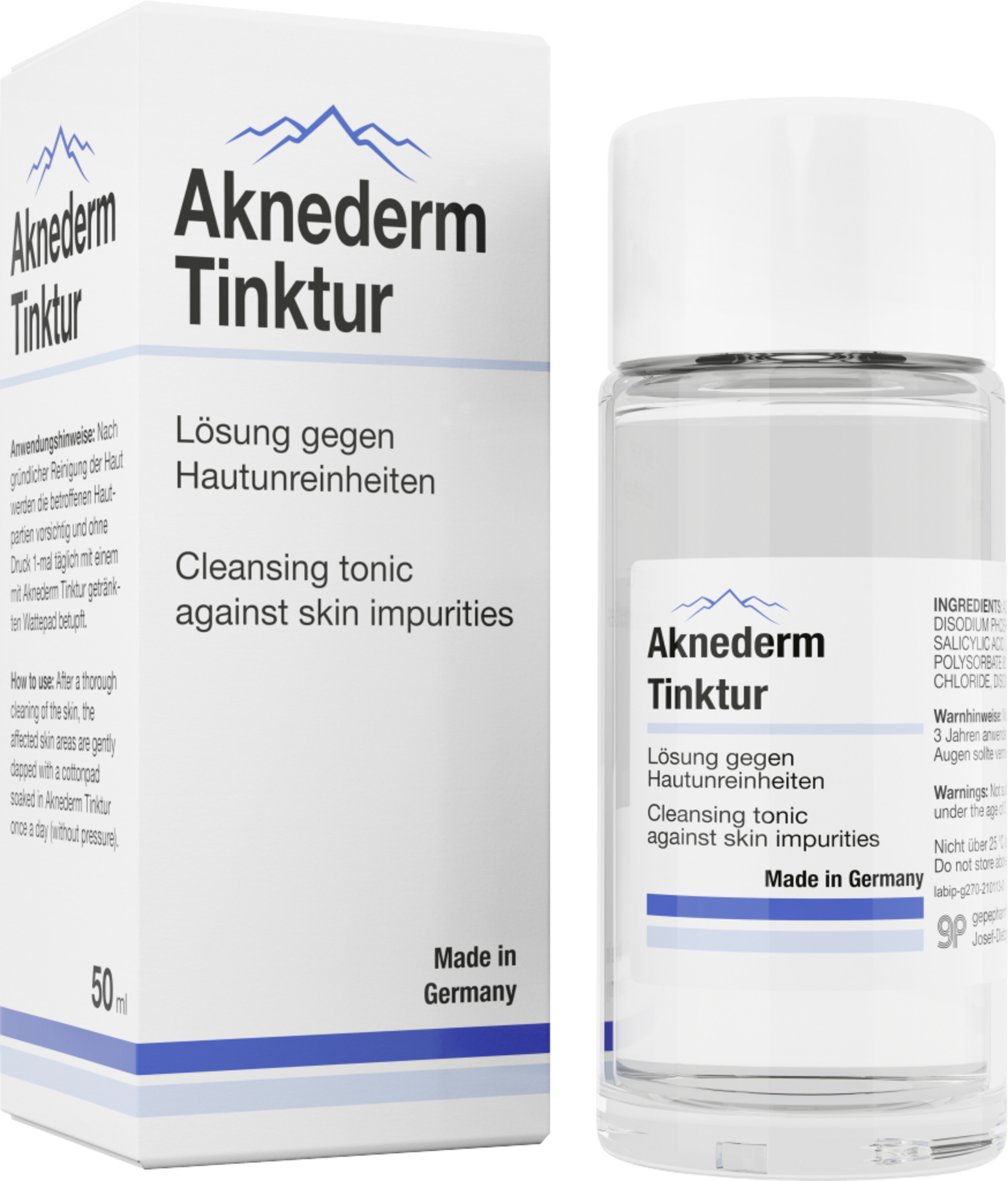 Aknederm Tinktur zur Gesichtsreinigung