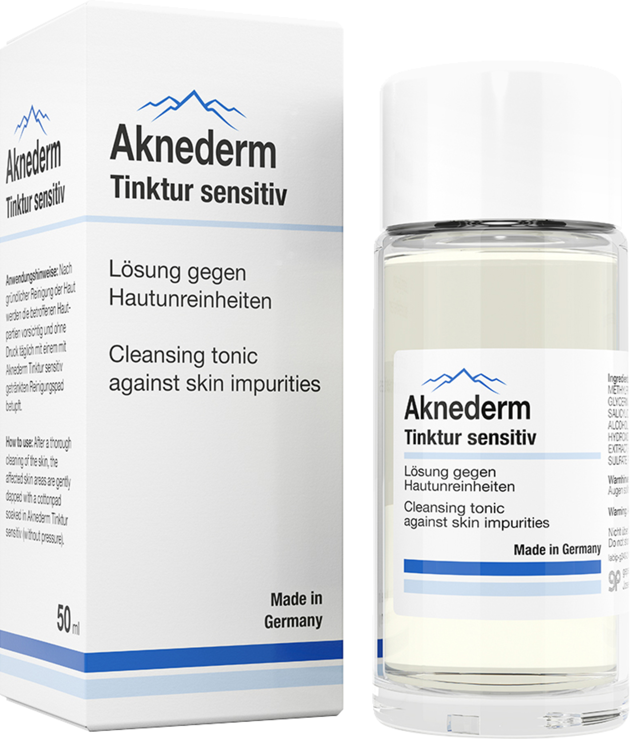 Aknederm Tinktur sensitive Hautpflege