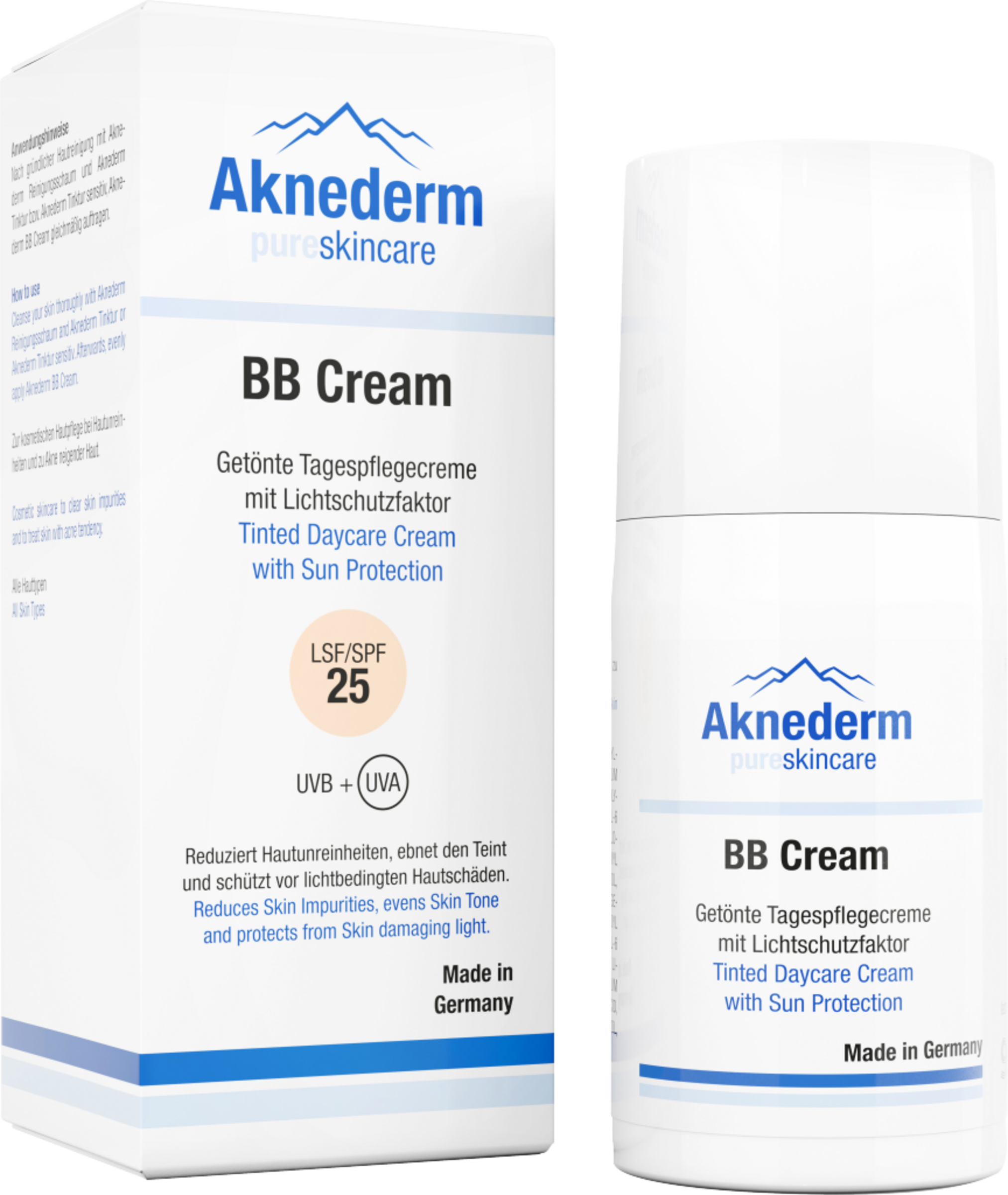 Aknederm Getönte Tagespflegecreme mit Lichtschutzfaktor