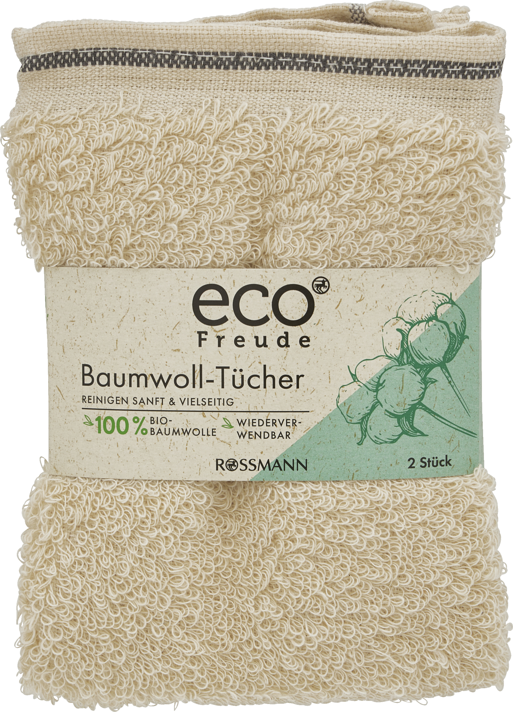 eco Freude Bio-Baumwoll-Tücher