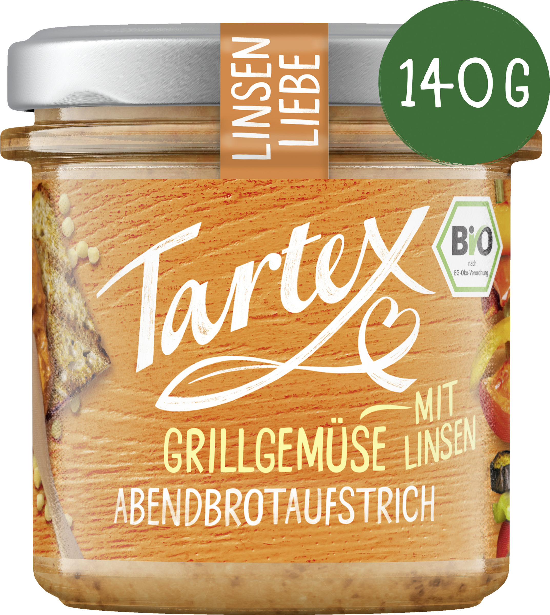 Tartex Bio Abendbrotaufstrich Grillgemüse mit Linsen
