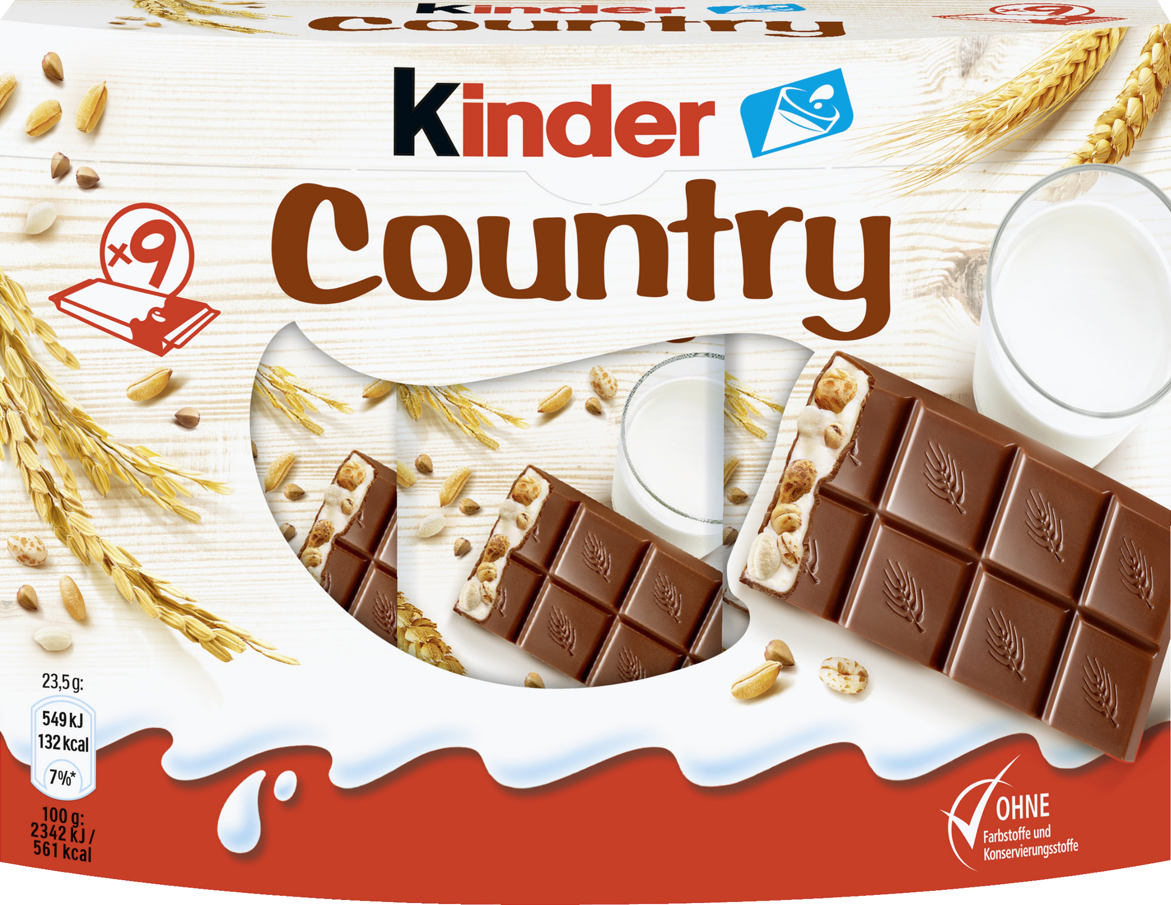 Ferrero Kinder Country 9er Pack