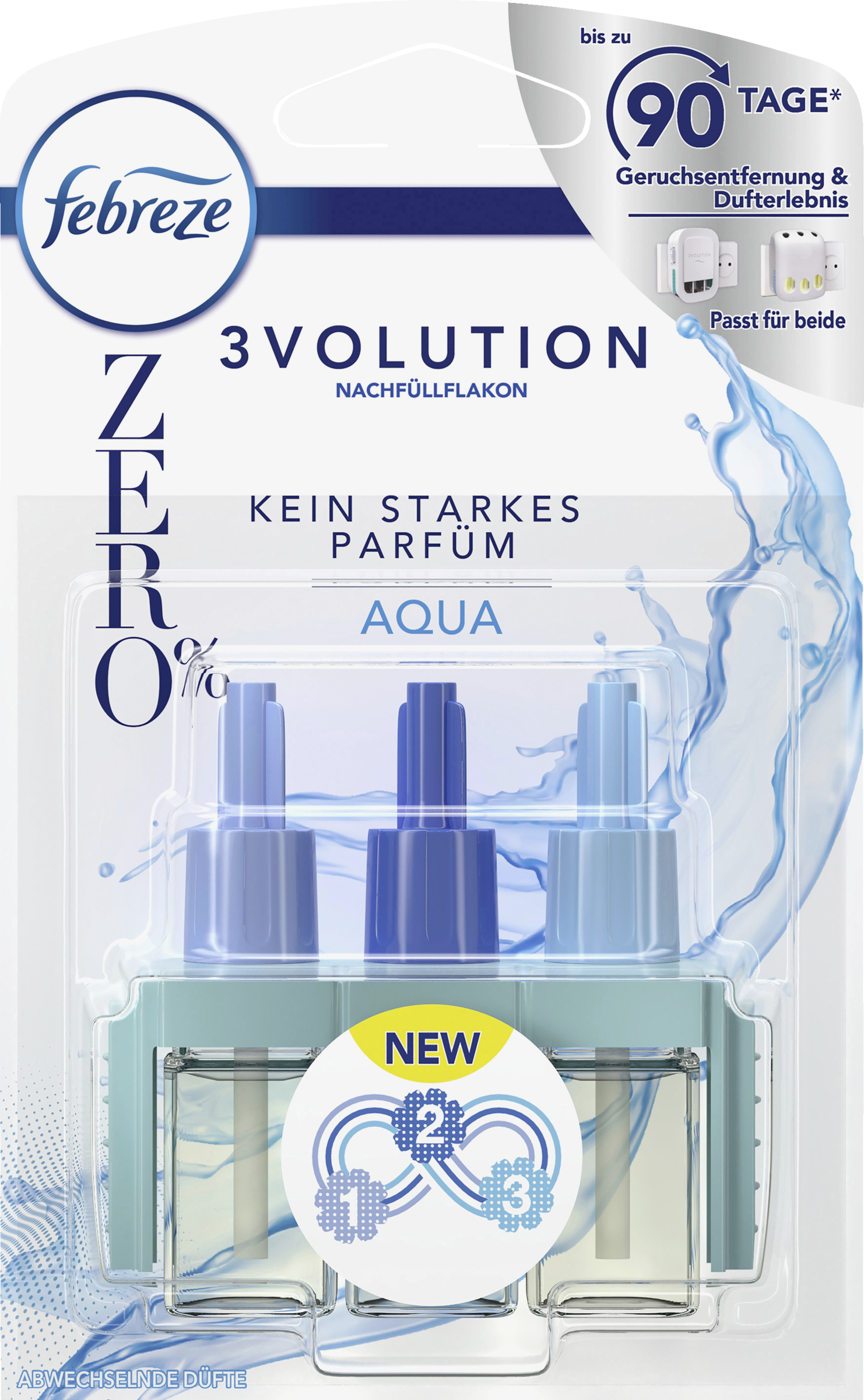 febreze 3Volution Zero% Aqua Nachfüllflakon