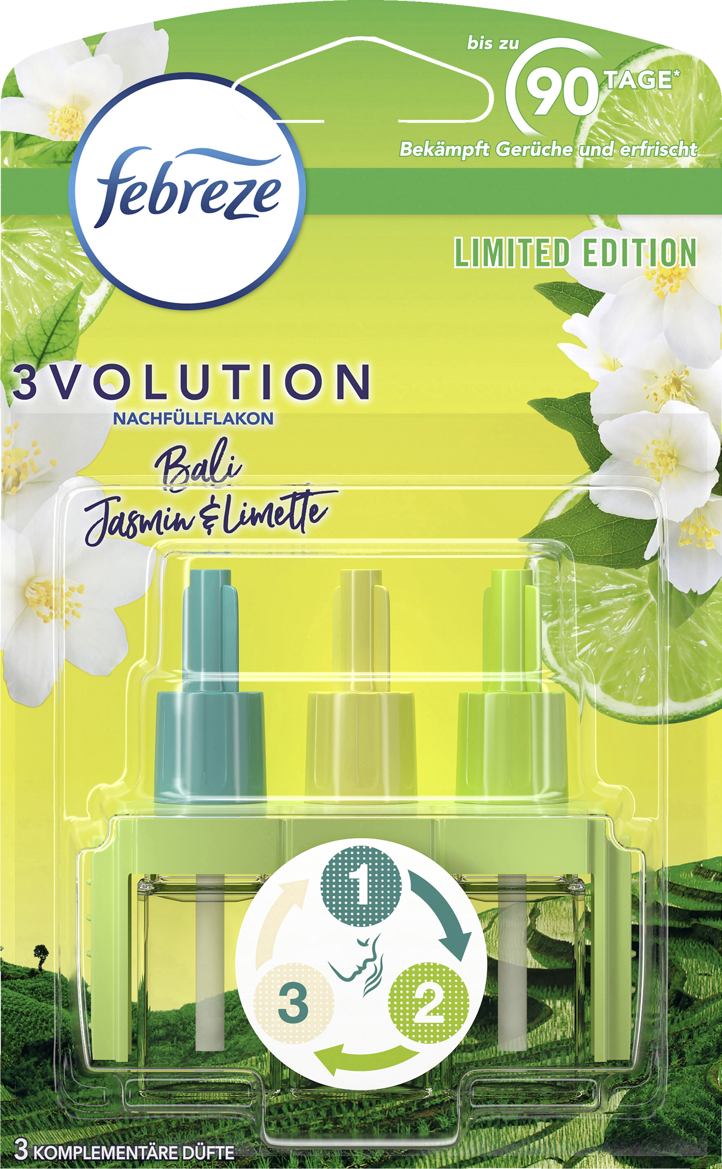febreze 3Volution Bali Jasmin & Limette Nachfüllflakon