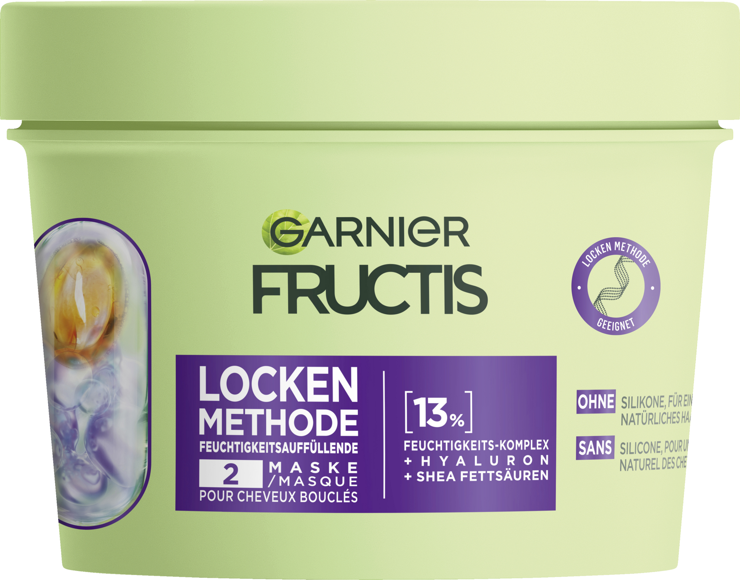 Garnier Fructis Locken Methode Feuchtigkeitsauffüllende Haarmaske