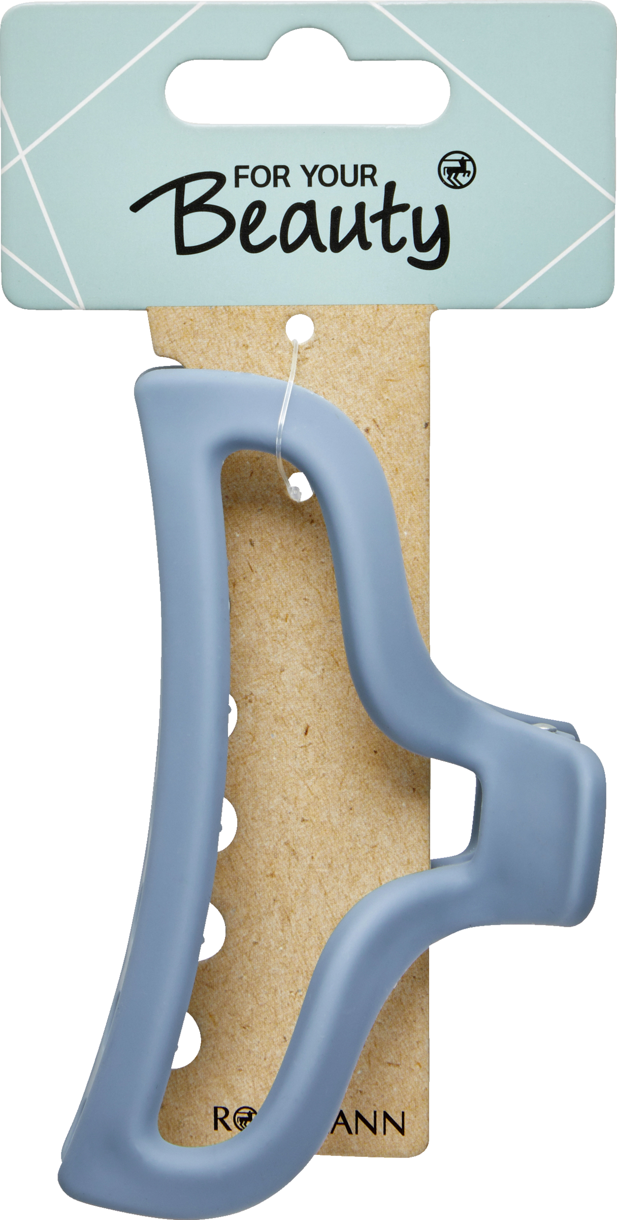 FOR YOUR Beauty Haarspange Blau/Natur