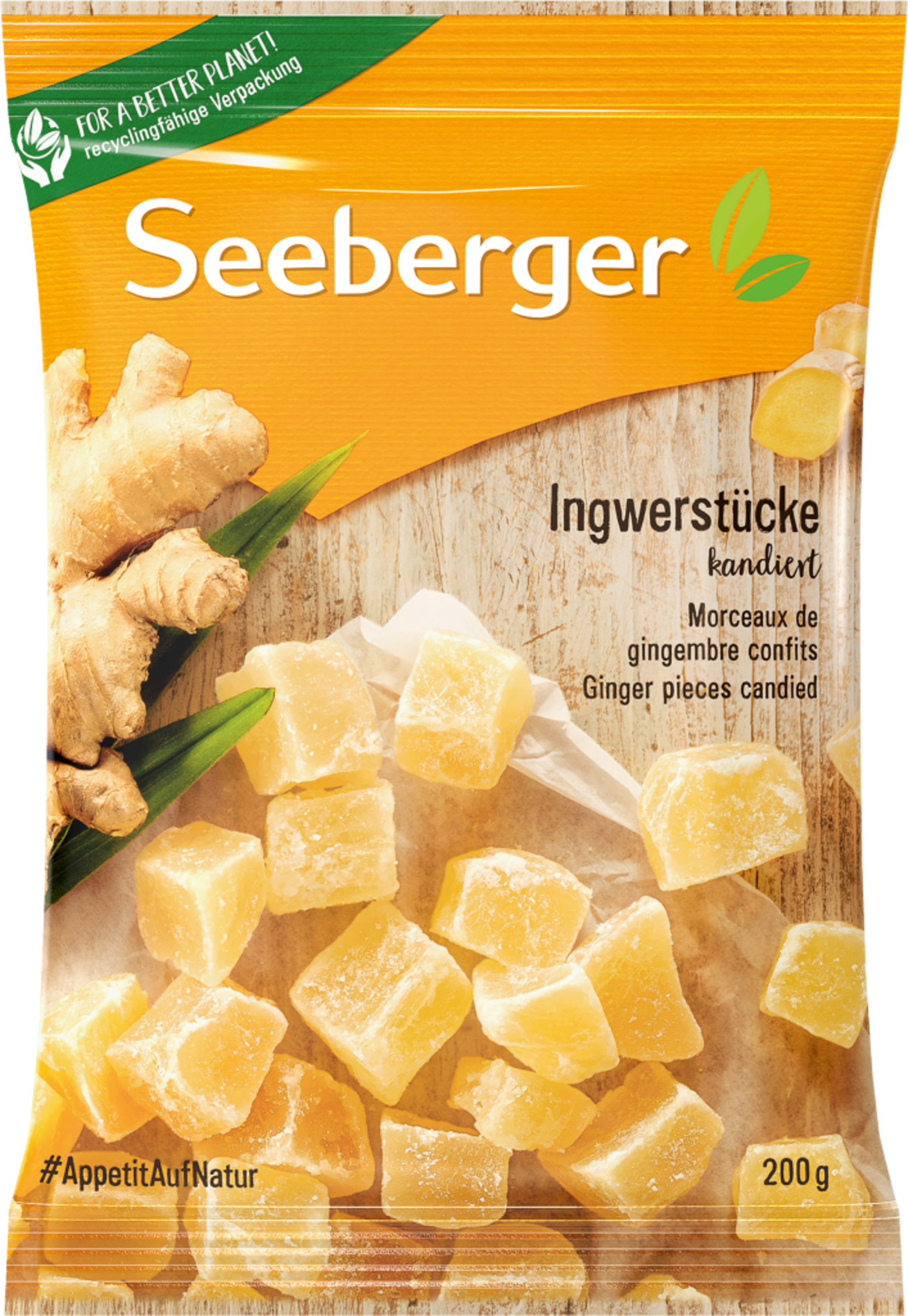 Seeberger Kandierte Ingwerstücke