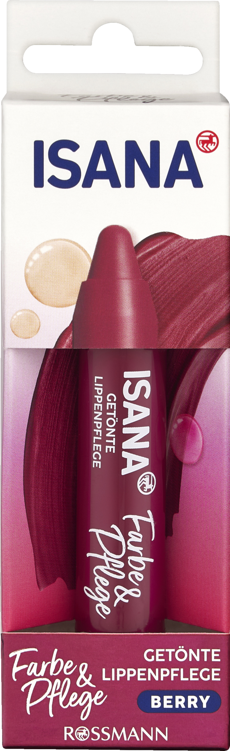 ISANA getönte Lippenpflege Color 2 Care berry
