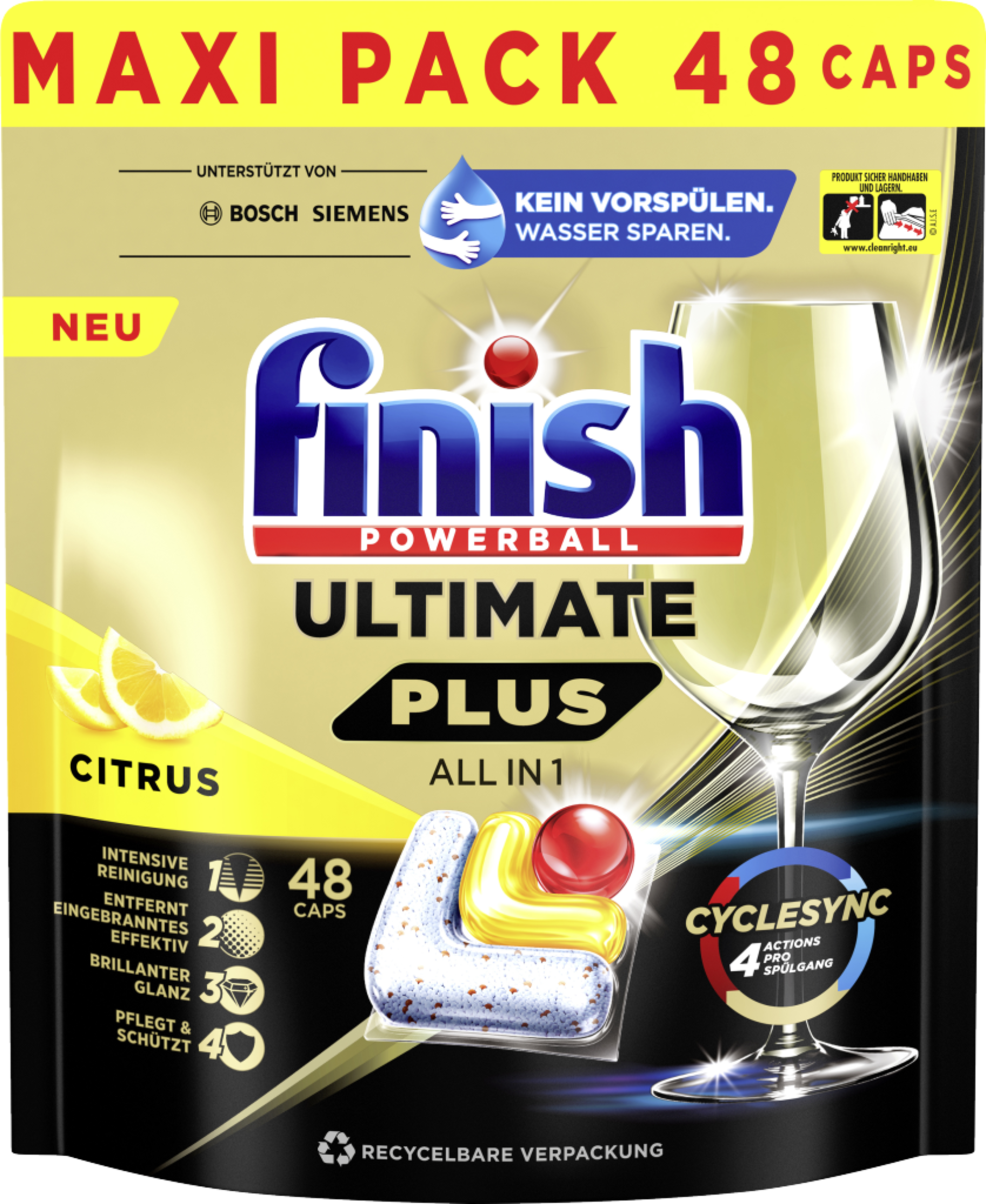 Ultimate Plus All in 1 Caps Citrus Maxi Pack