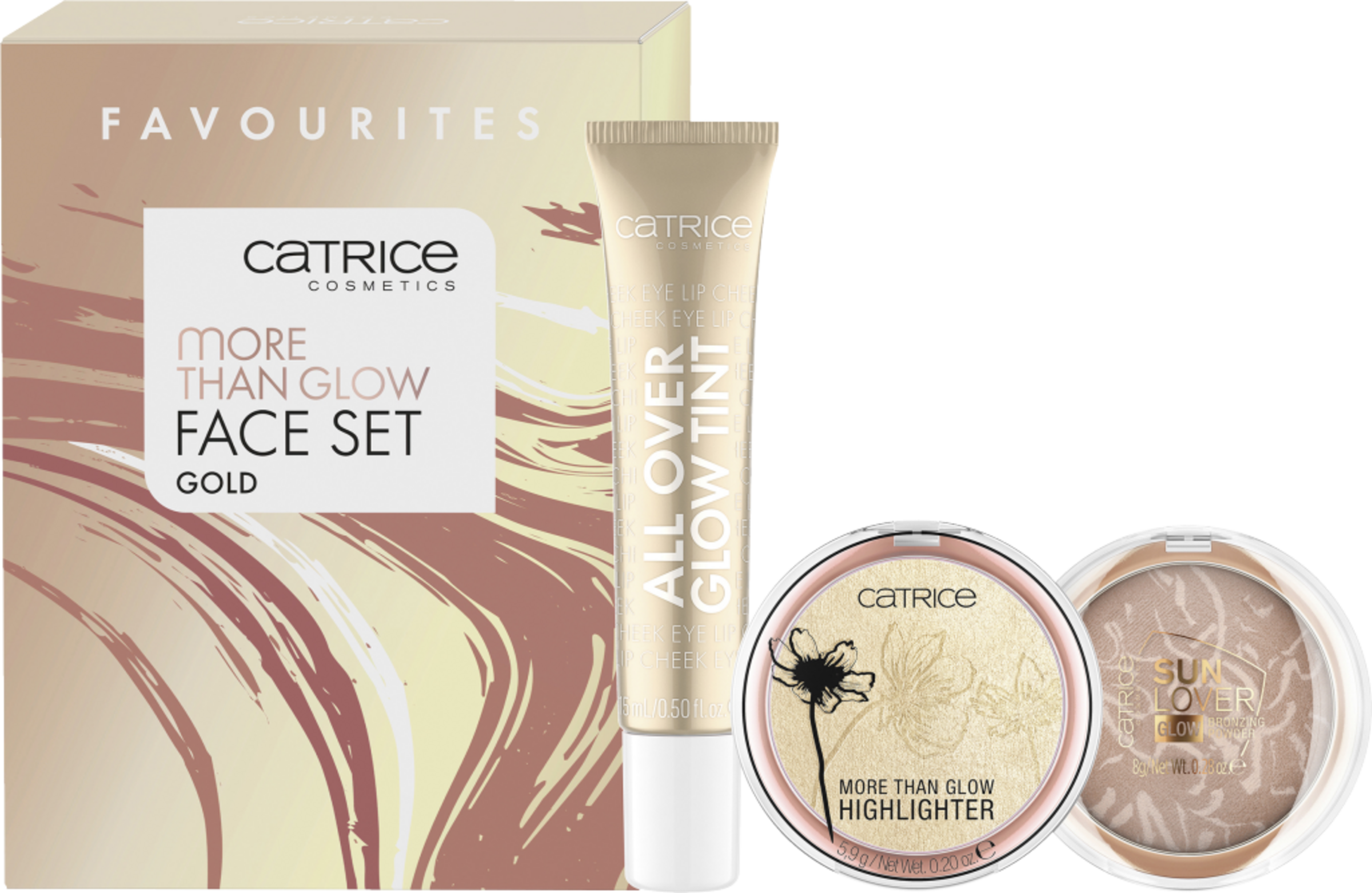Catrice More Than Glow Face Set Gold
