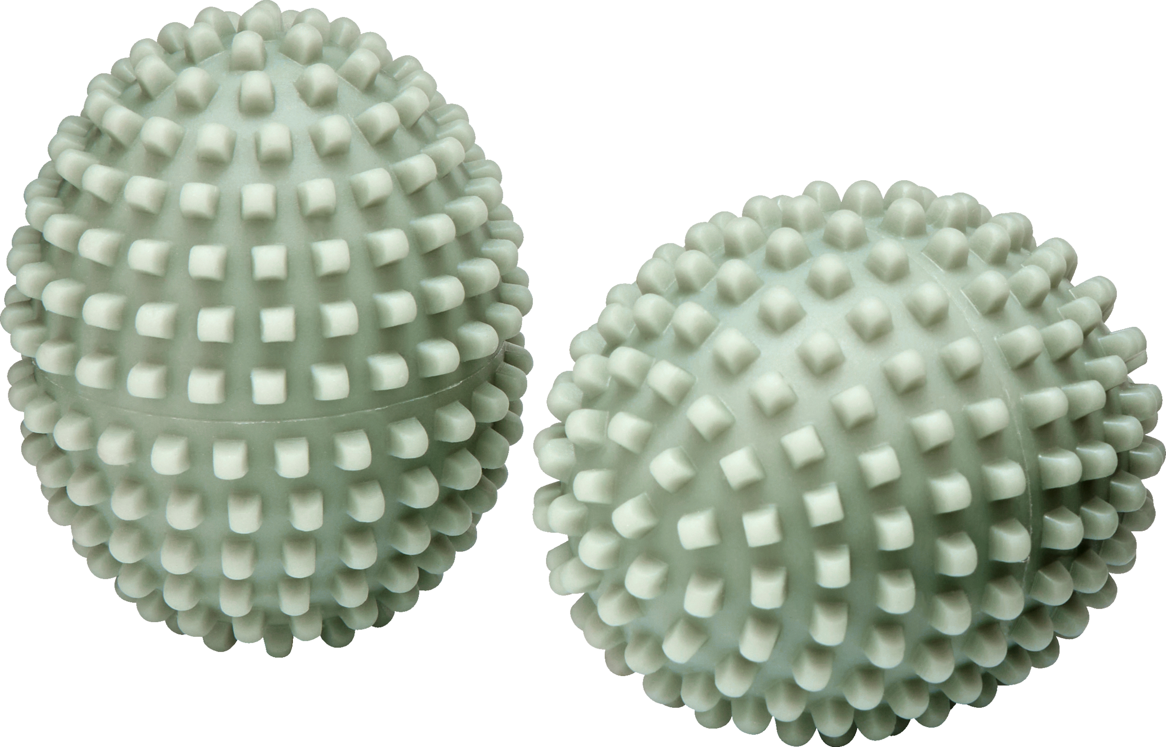 IDEENWELT 2er Set Trocknerbälle grün/weiß