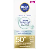NIVEA SUN UV Schutz Gesicht Experte Derma Skin Clear UV-Fluid LSF 50+