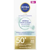 NIVEA SUN UV Schutz Gesicht Experte Derma Skin Clear UV-Fluid LSF 50+