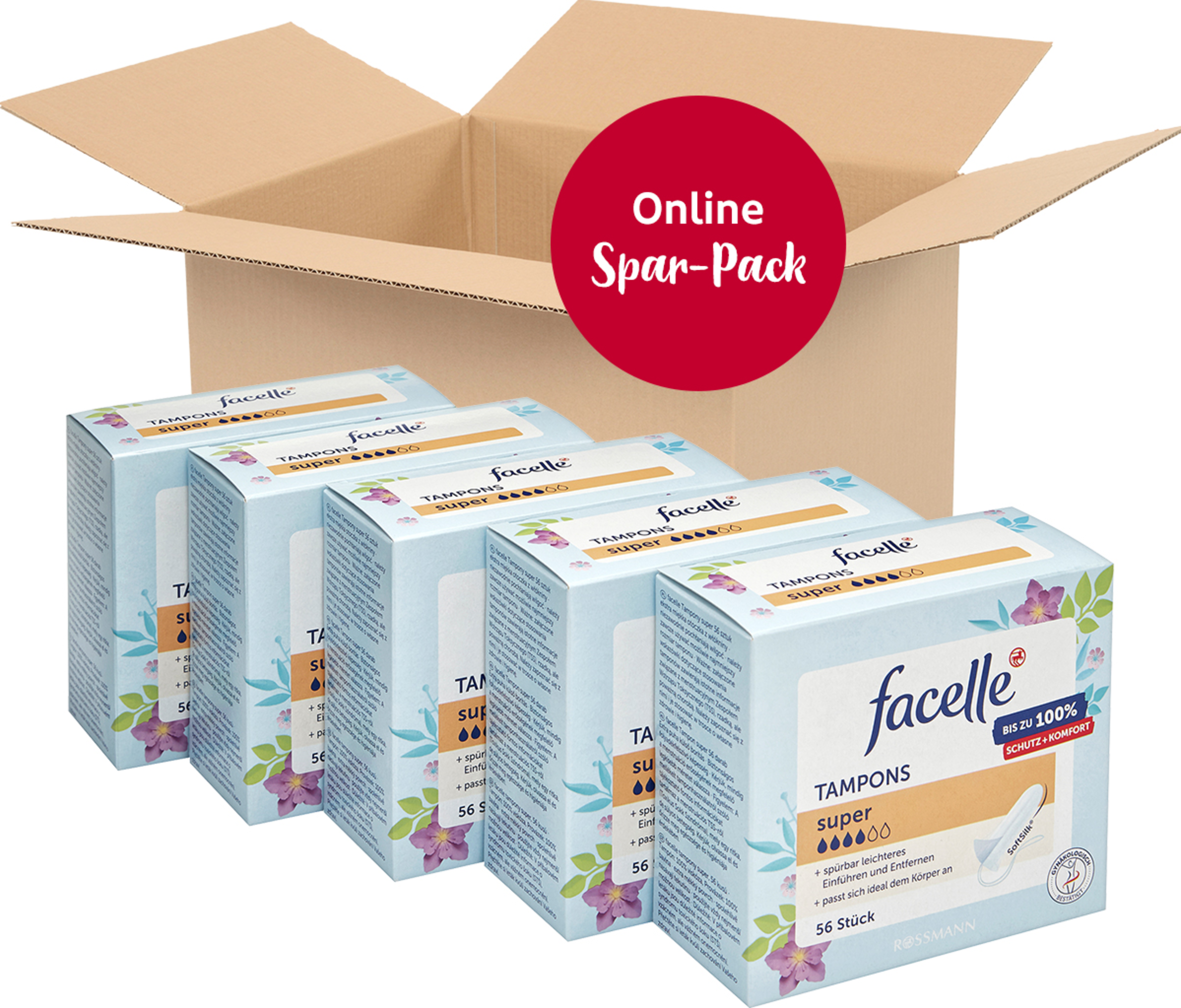 facelle Vorteilspack Tampons super online kaufen rossmann.de