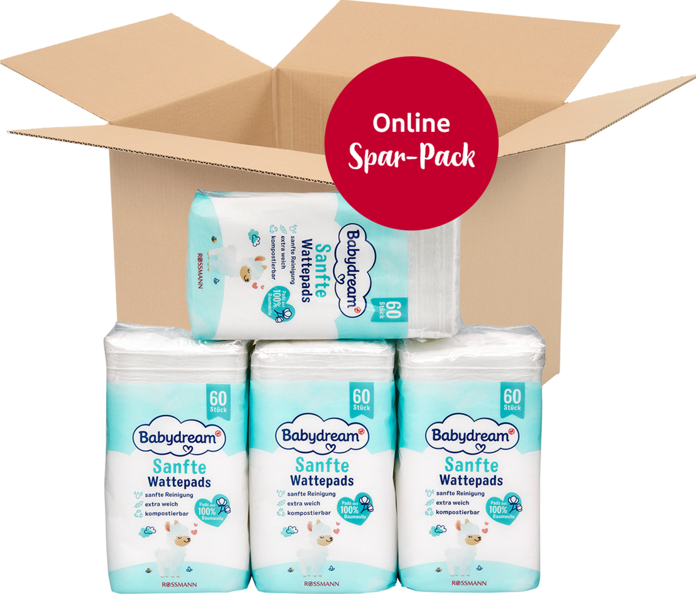 Babydream Wattepads Monatspack