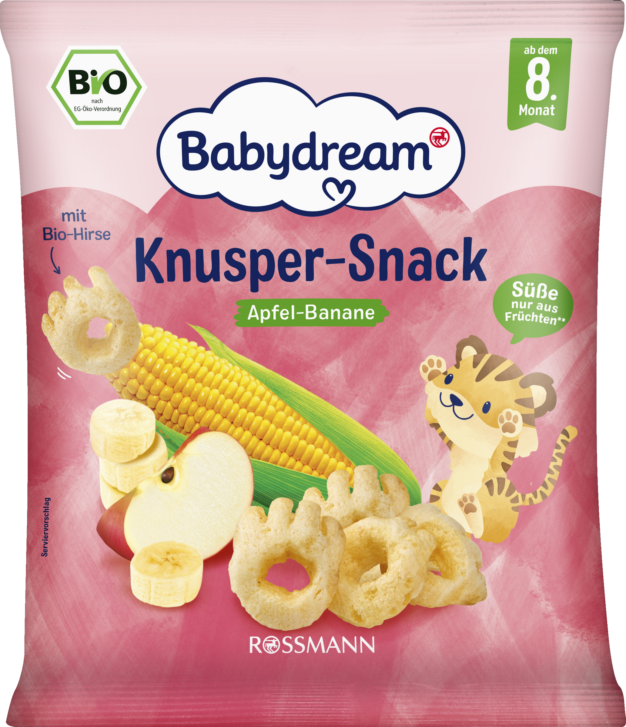Bio Knusper-Snack Apfel-Banane