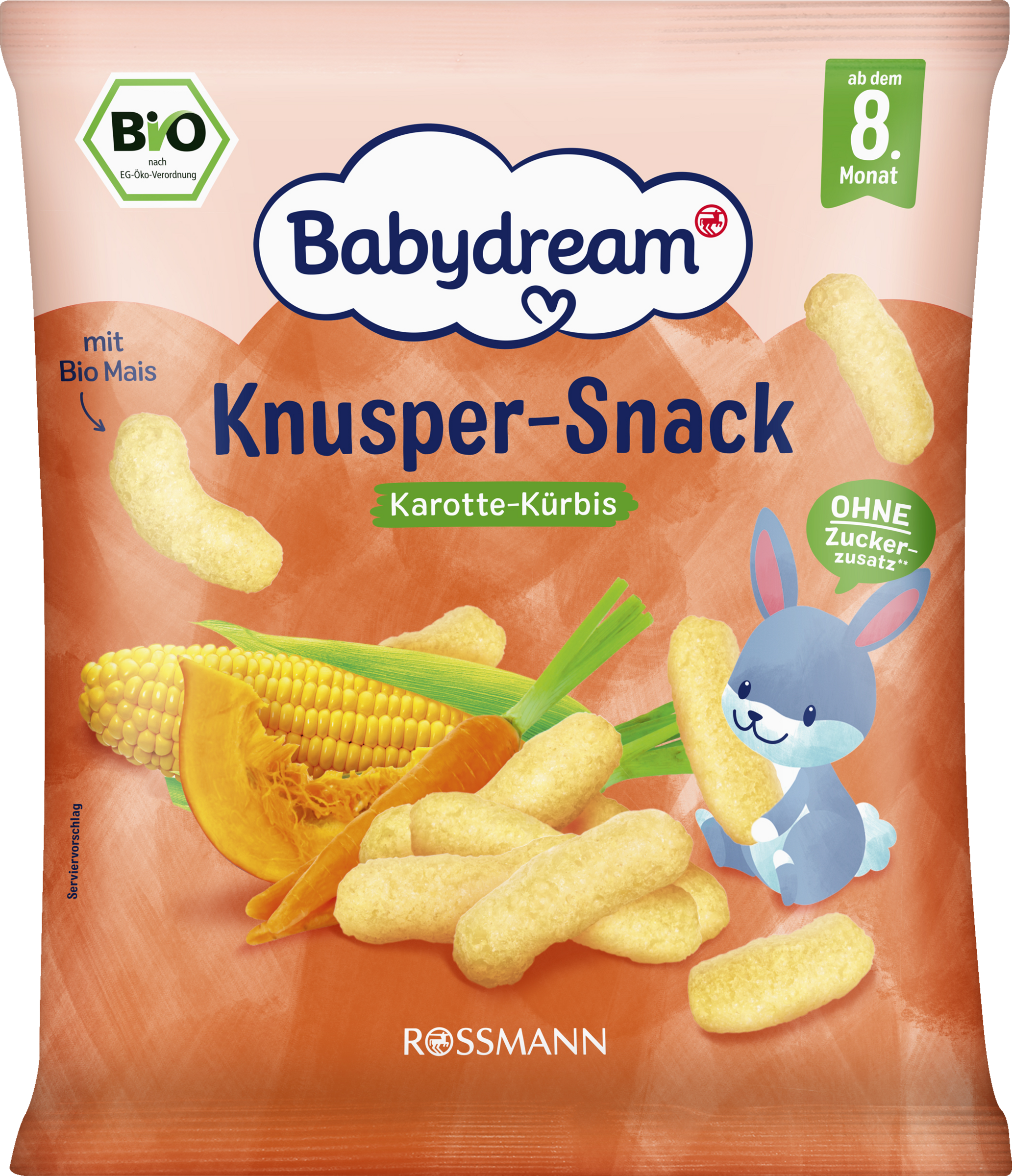 Bio Knusper-Snack Karotte-Kürbis
