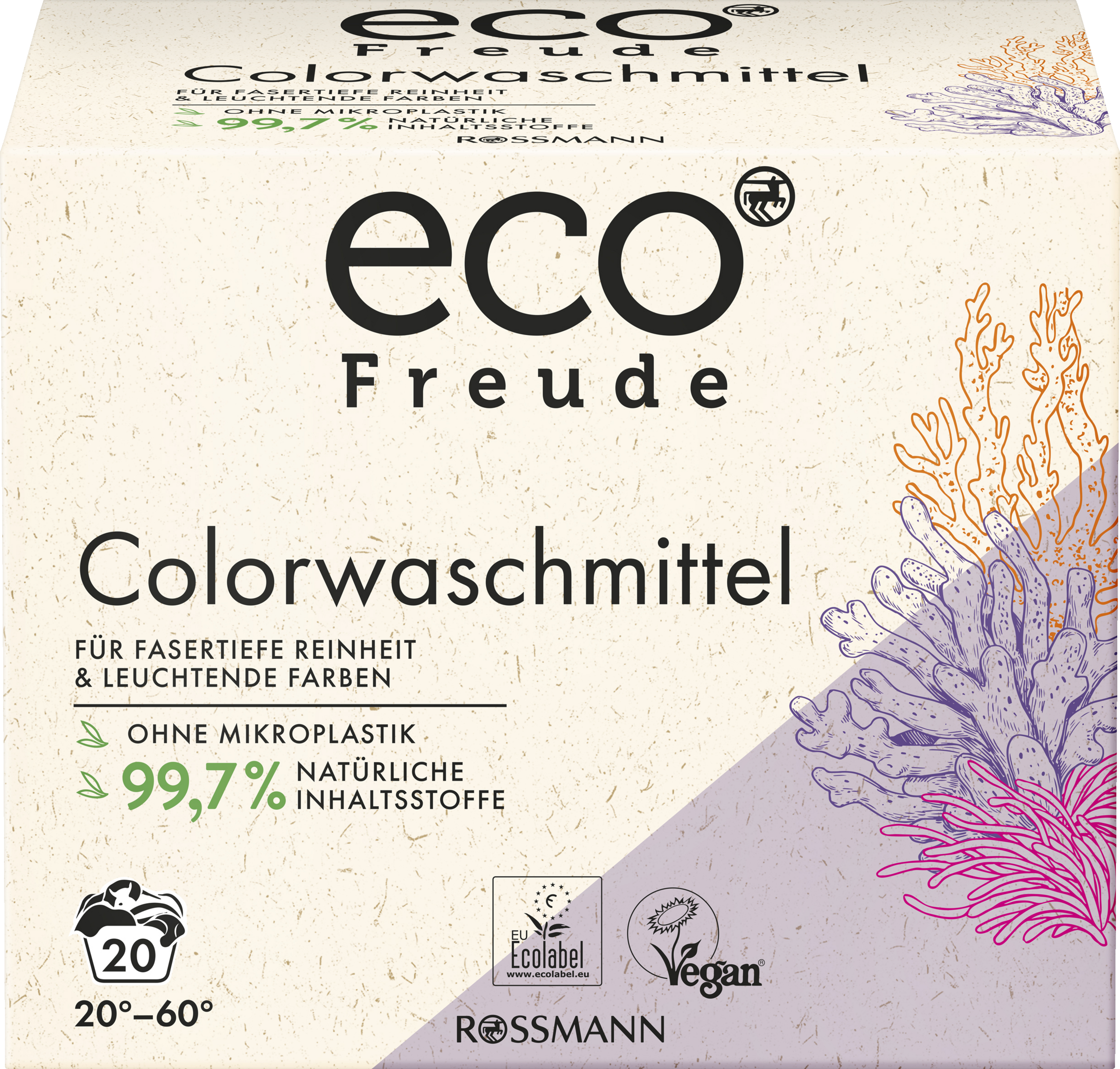 eco Freude Colorwaschmittel Pulver 20 WL