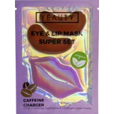 Eye & Lip Mask Super Set Caffeine Charger