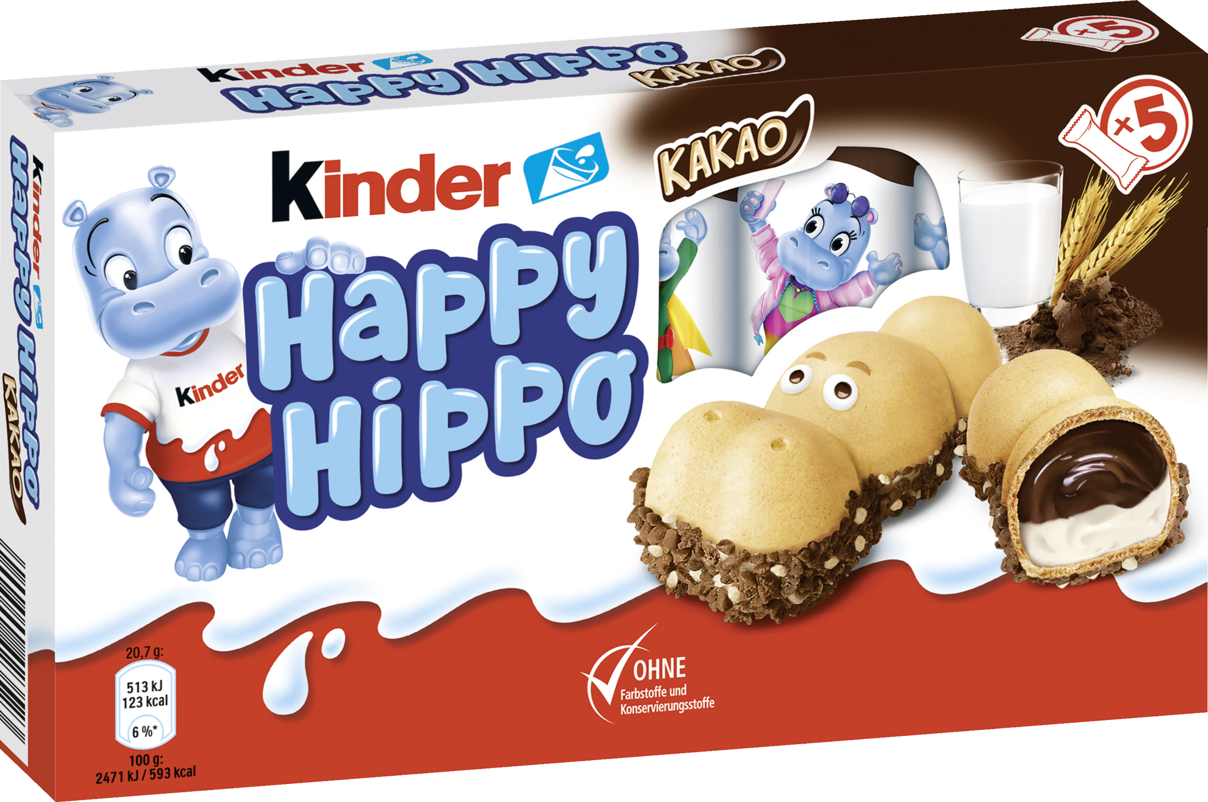 Ferrero Kinder Happy Hippo Kakao
